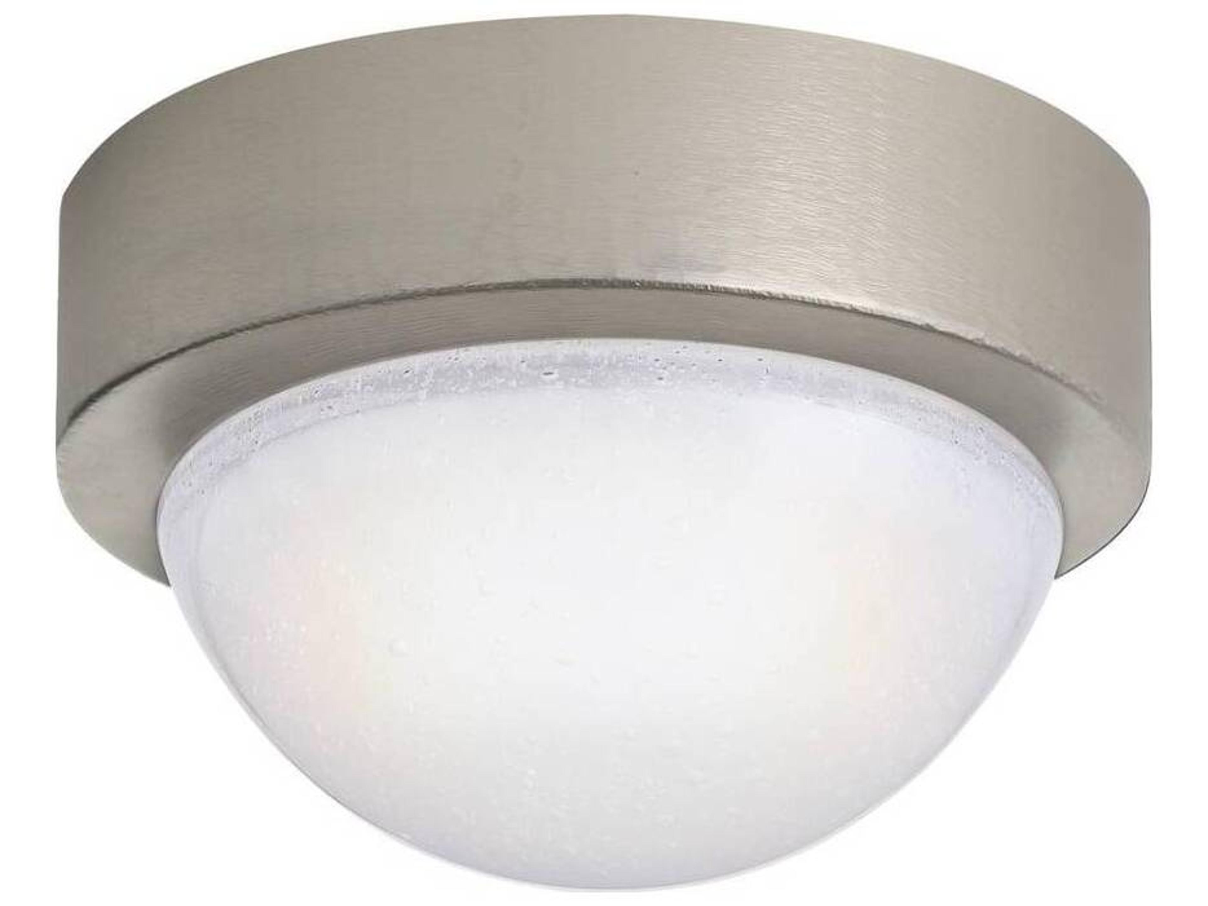 Arteriors Home Chattered Vintage Silver Dome Round Flush Mount