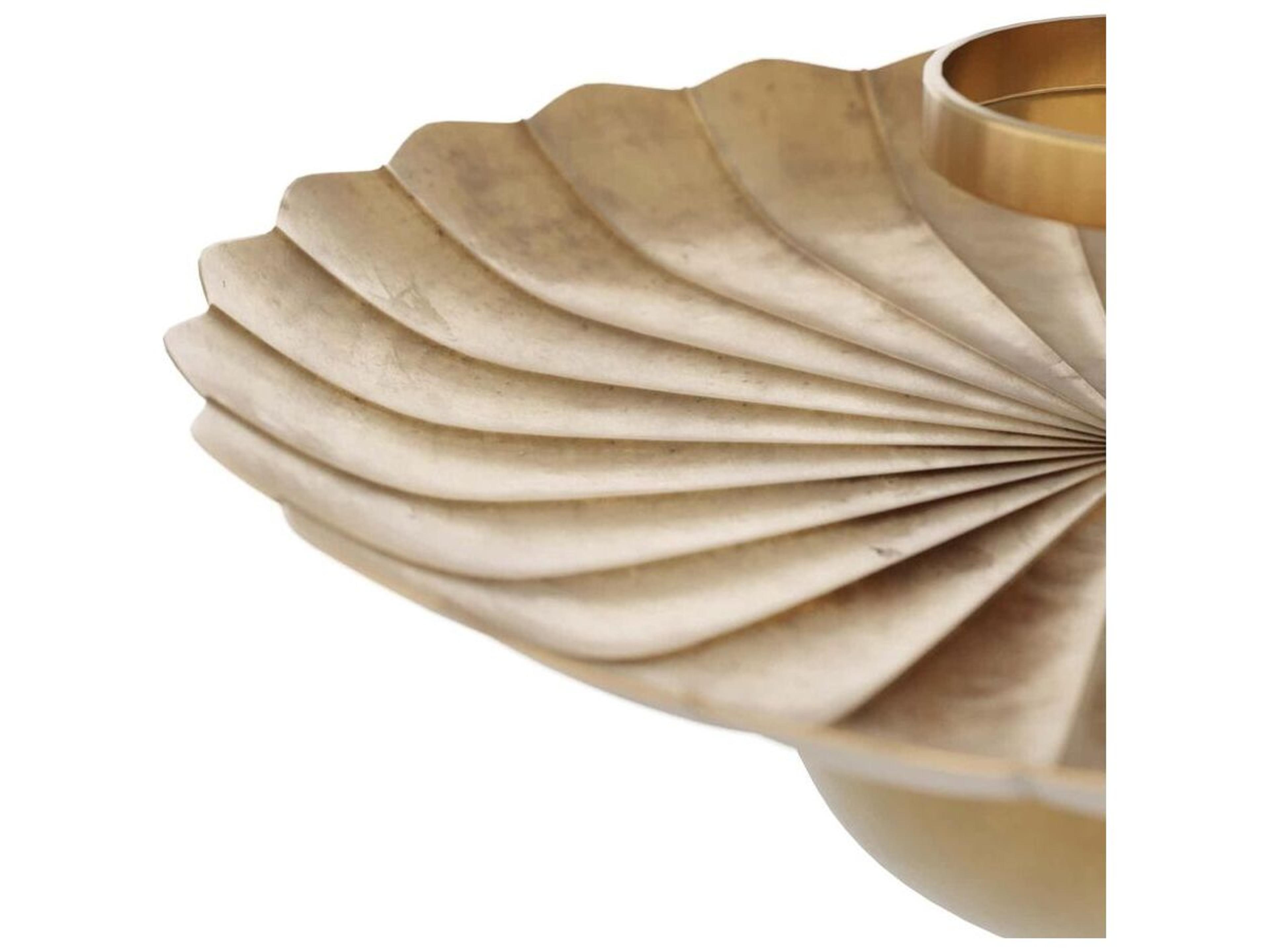 Arteriors Home Teresa 2-Light Antique Brass Dome Semi Flush Mount