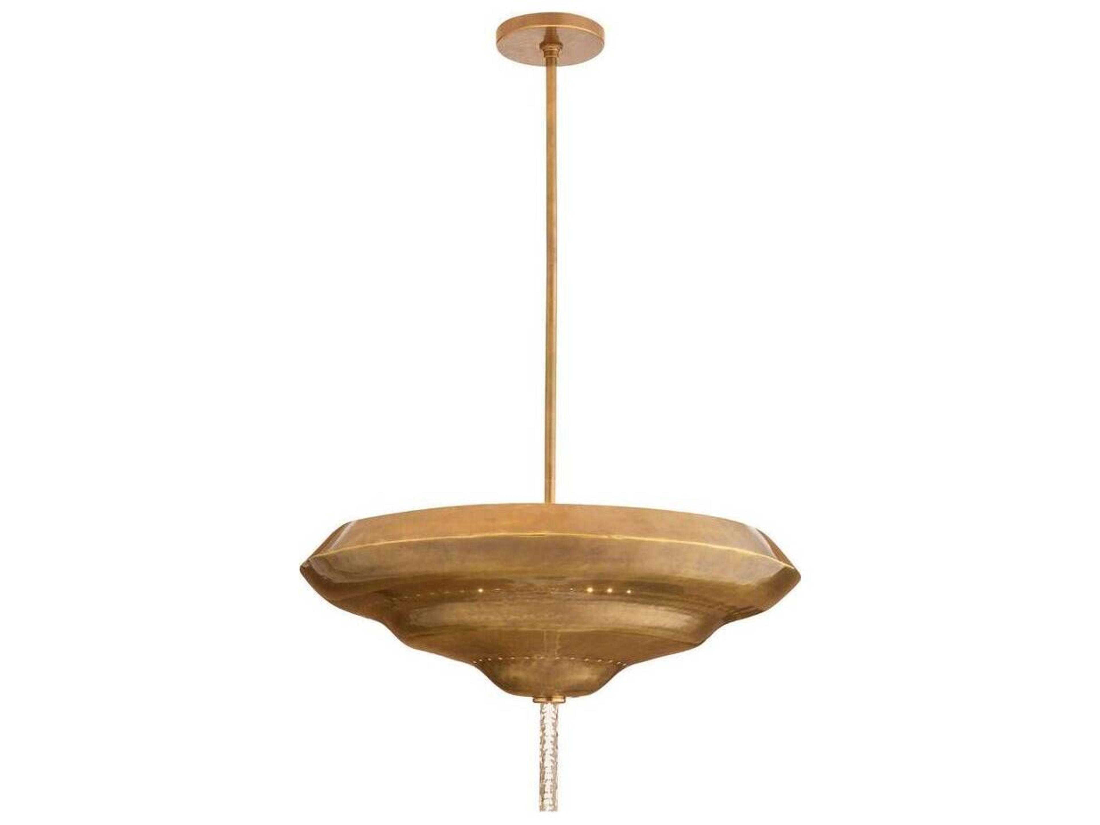 Arteriors Home Istanbul Arteriors Home 2-Light Brass Tiered Pendant