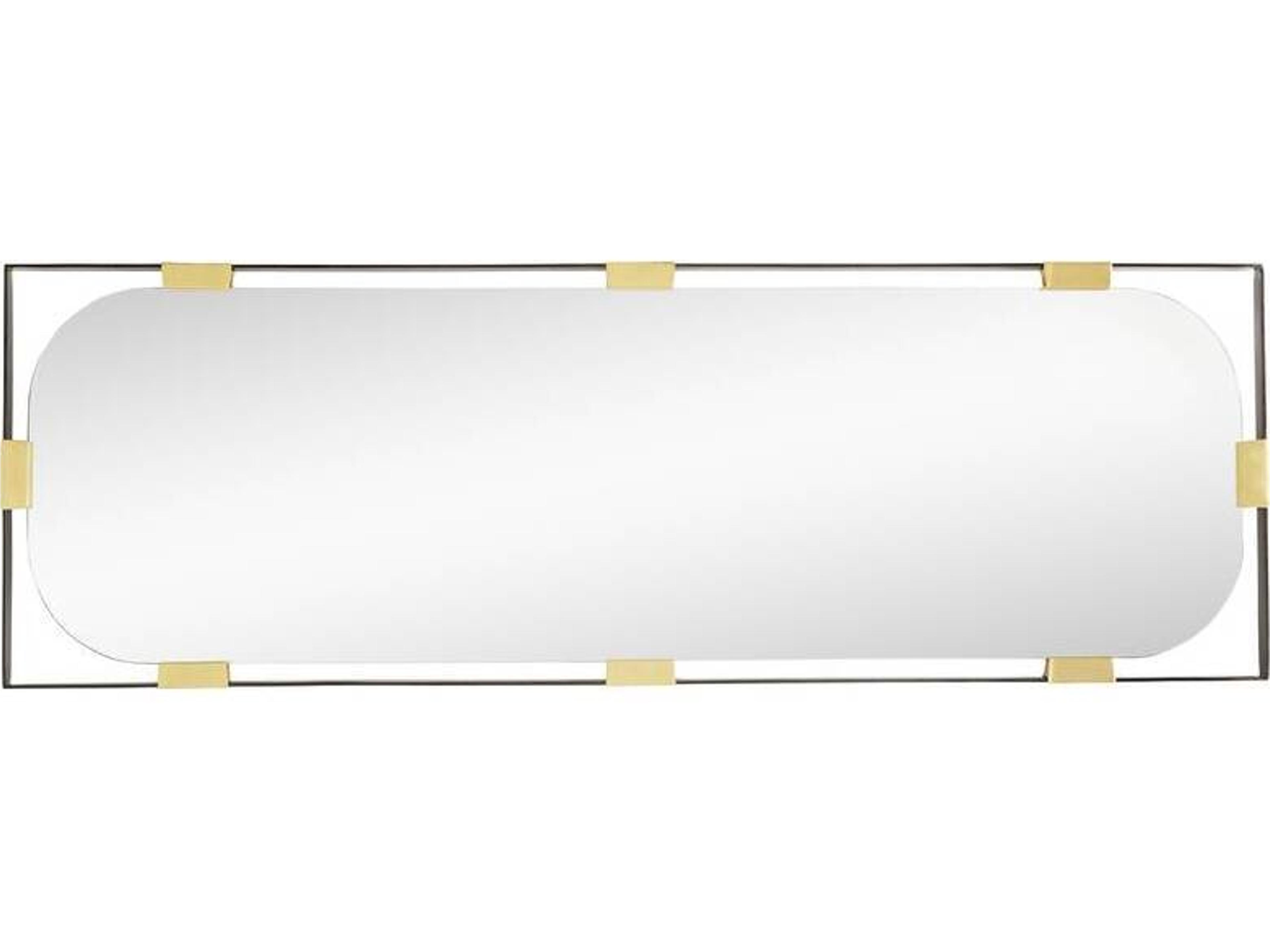 Arteriors Home Black Nickel Floor Mirror Rectangular