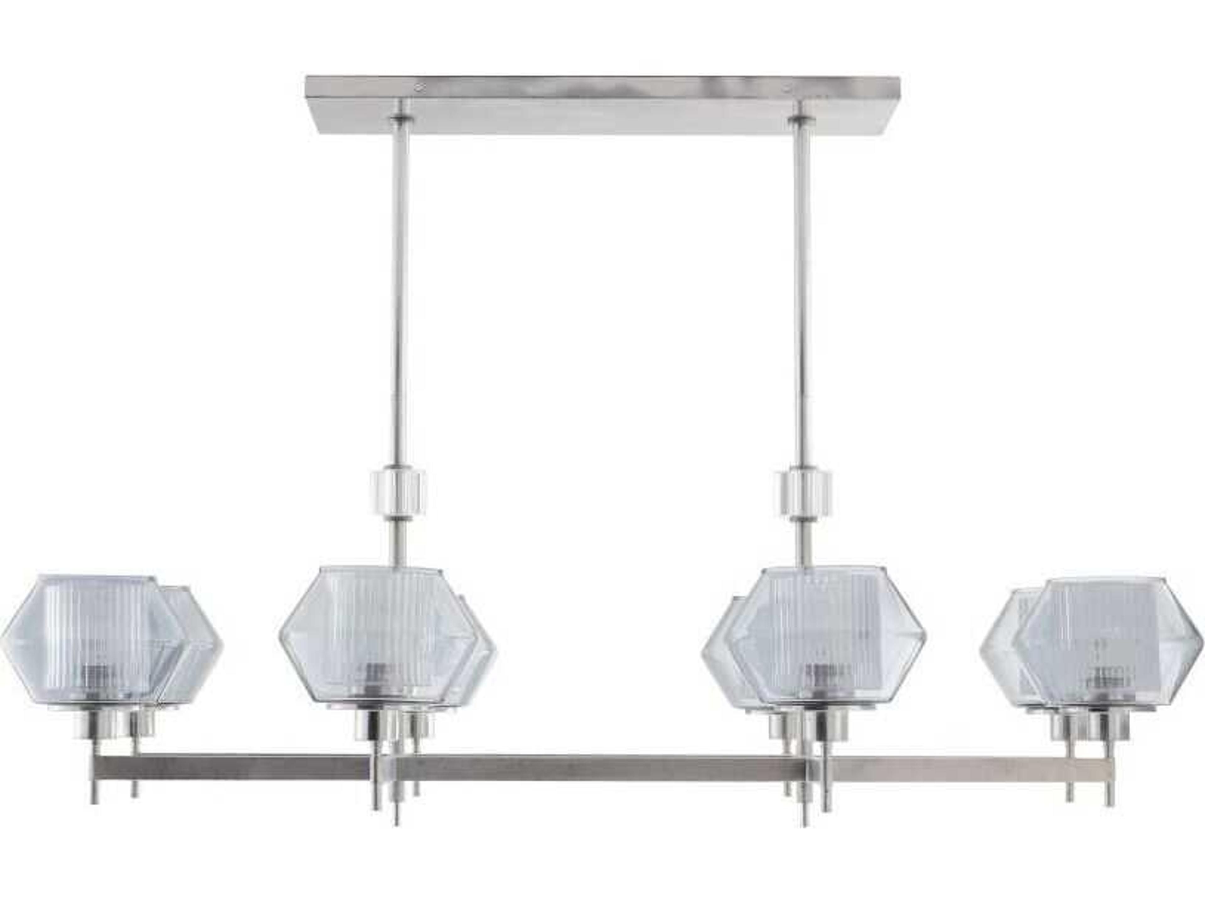 Arteriors Home Holm 8-Light Pewter Island Pendant