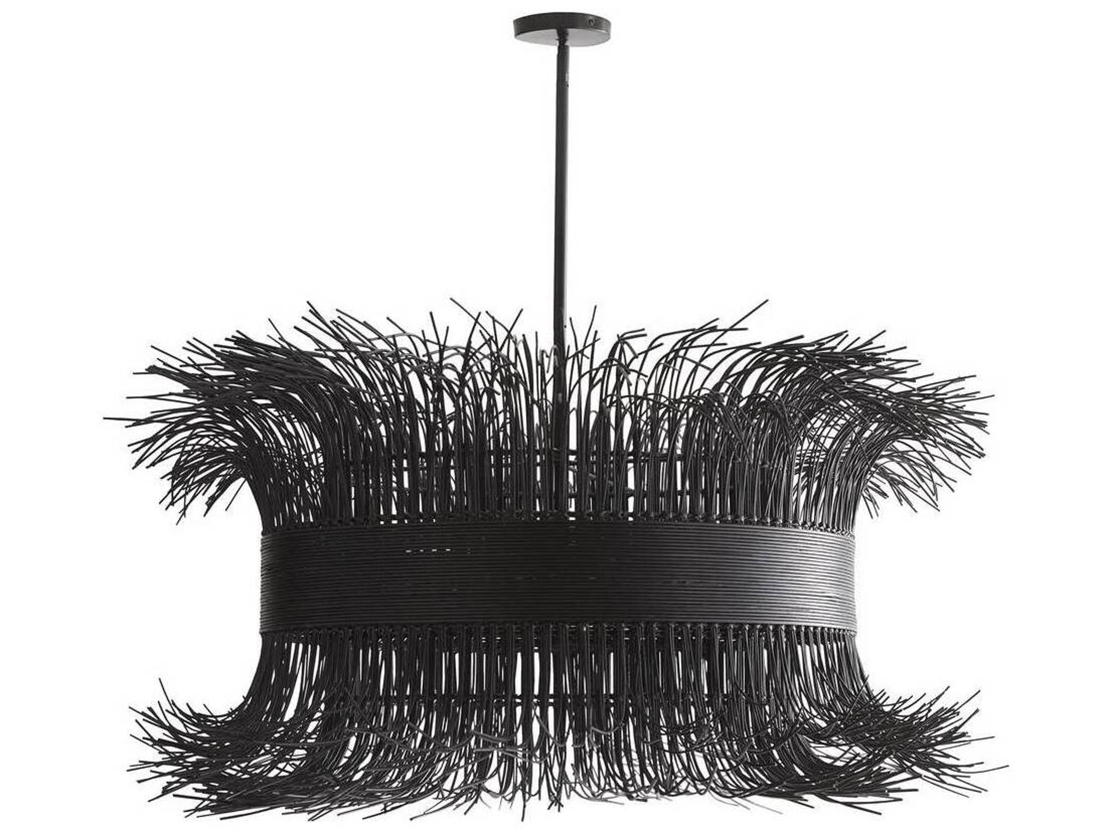 Arteriors Home Filamento 6-Light Black Pendant