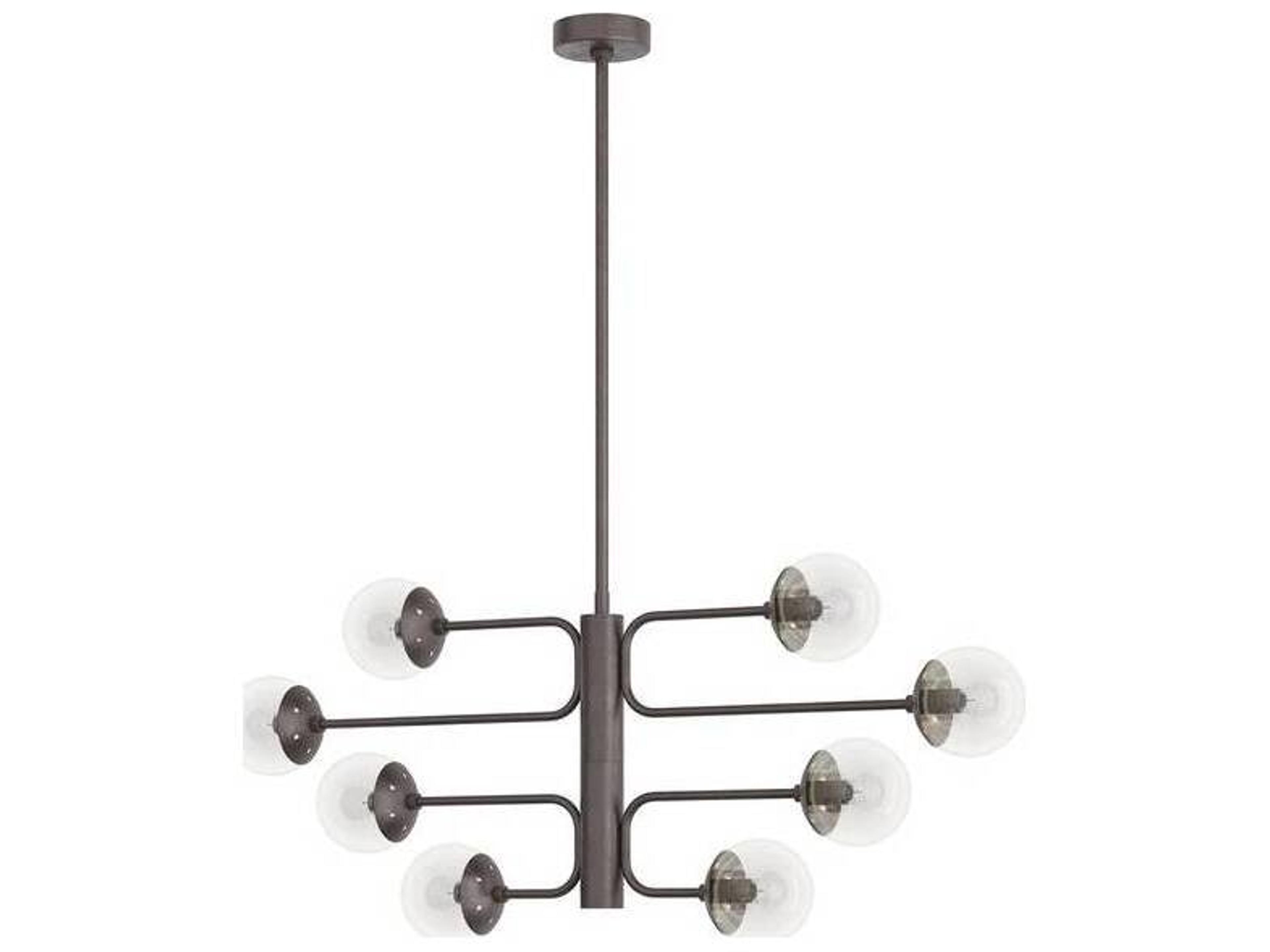 Arteriors Home 8-Light English Bronze Black Linear Pendant