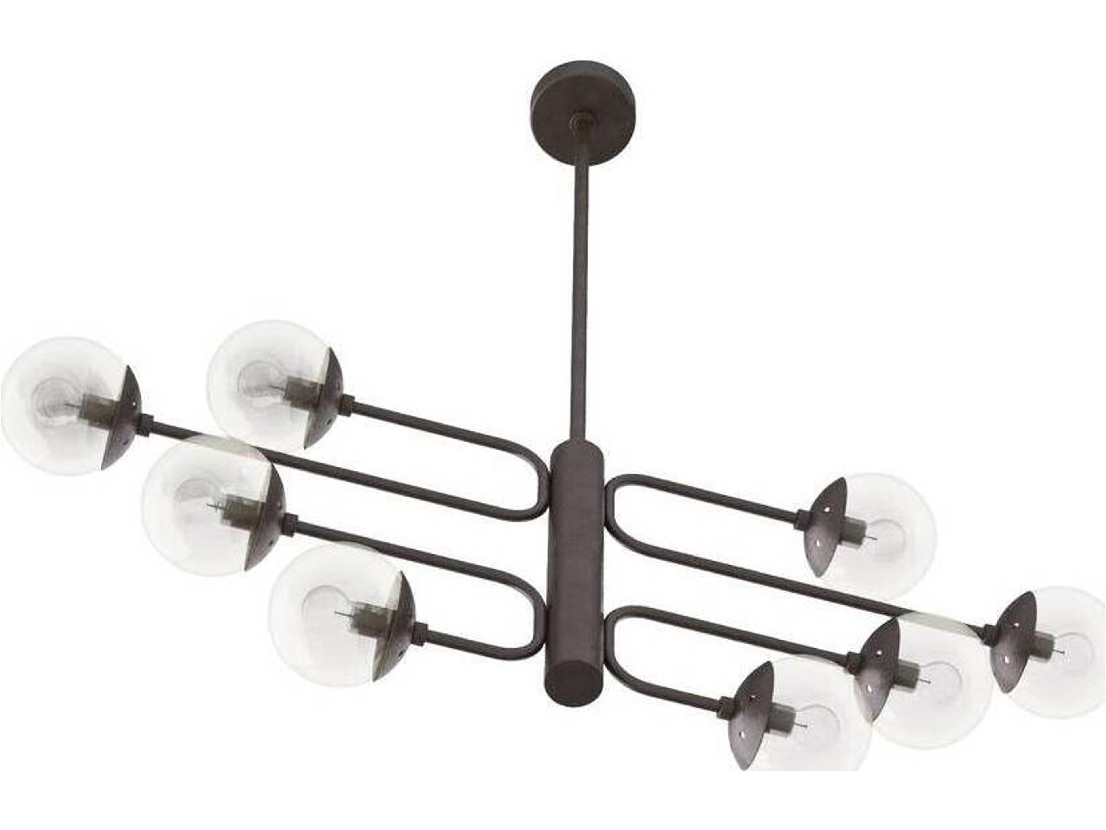 Arteriors Home 8-Light English Bronze Black Linear Pendant