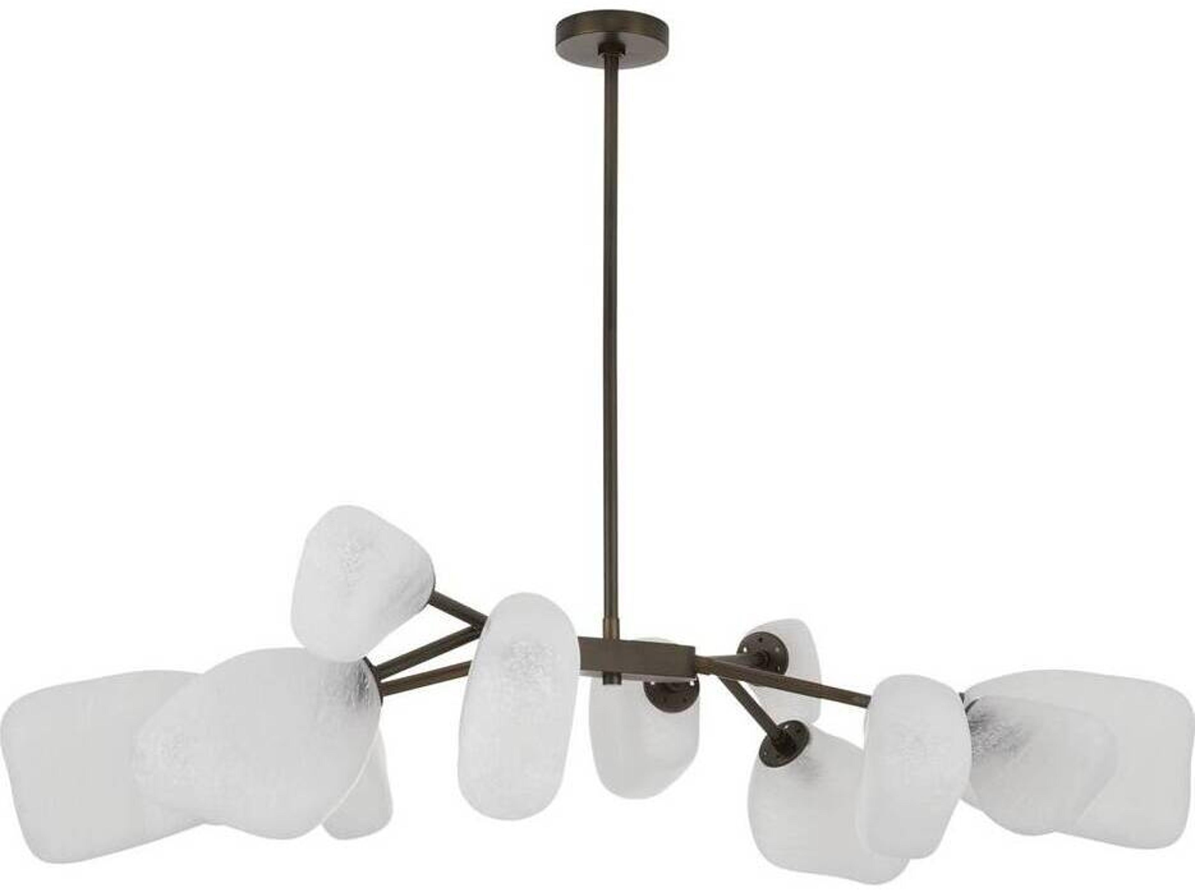 Arteriors Home Grozny 12-Light Swirl English Bronze Chandelier