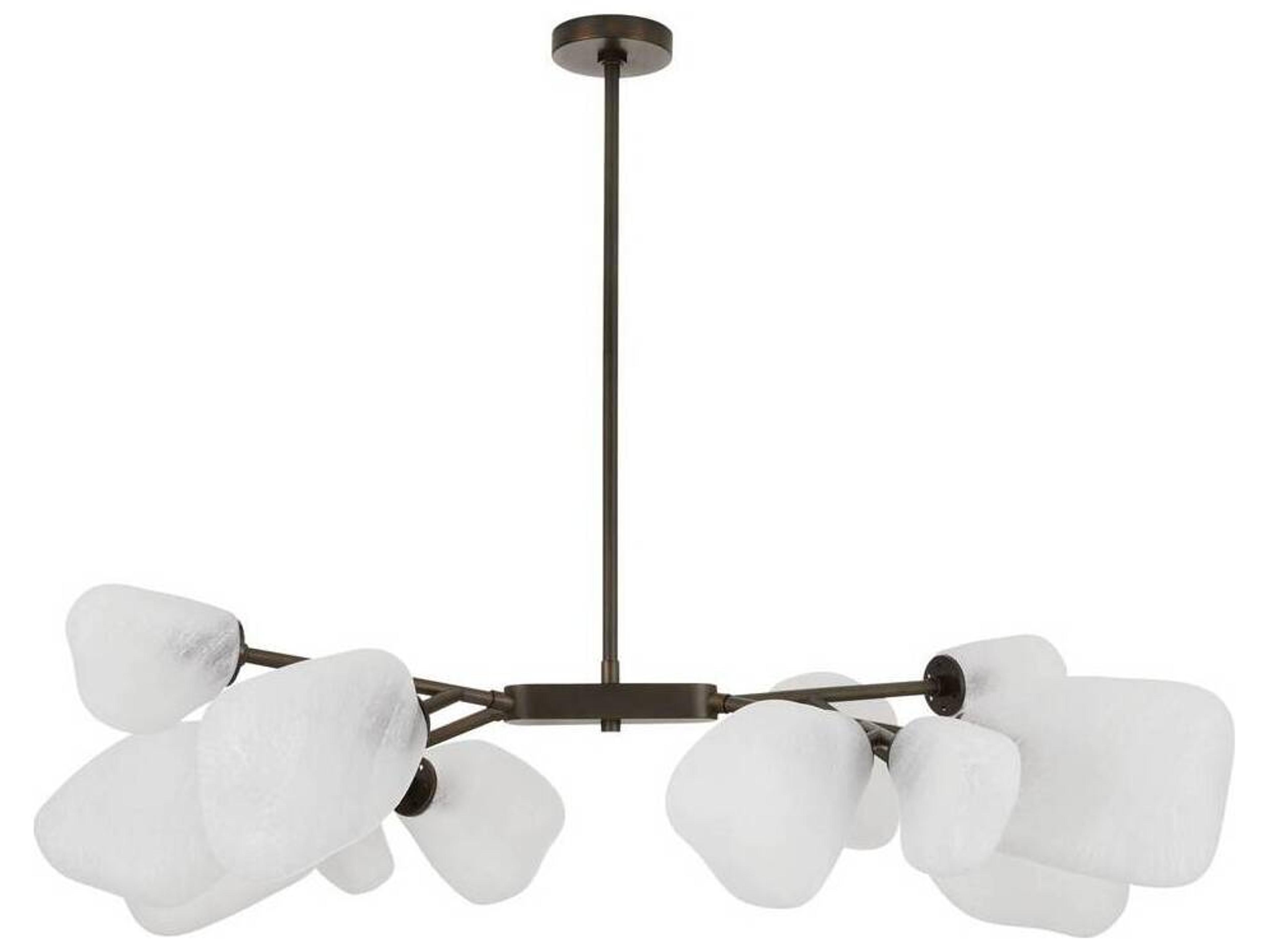 Arteriors Home Grozny 12-Light Swirl English Bronze Chandelier
