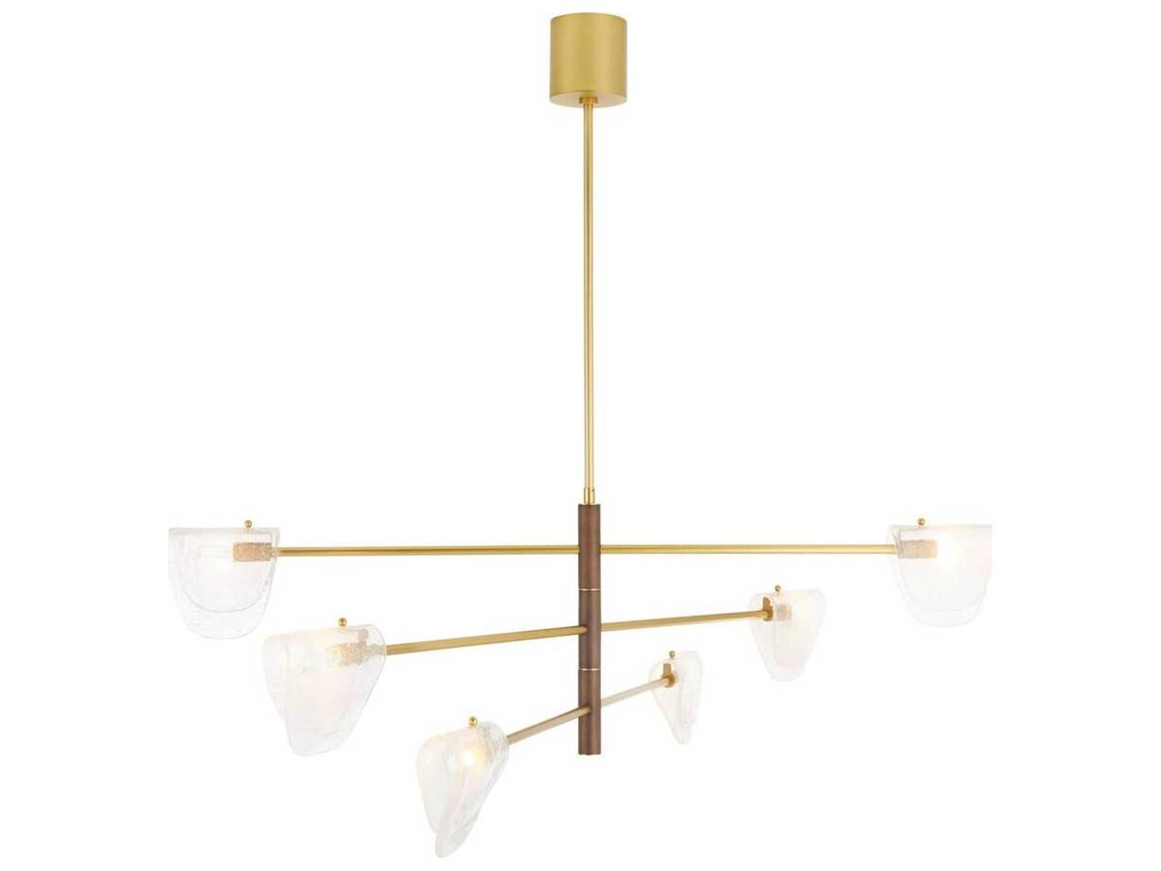 Hockless Chandelier Mid-Century Modern Adjustable
