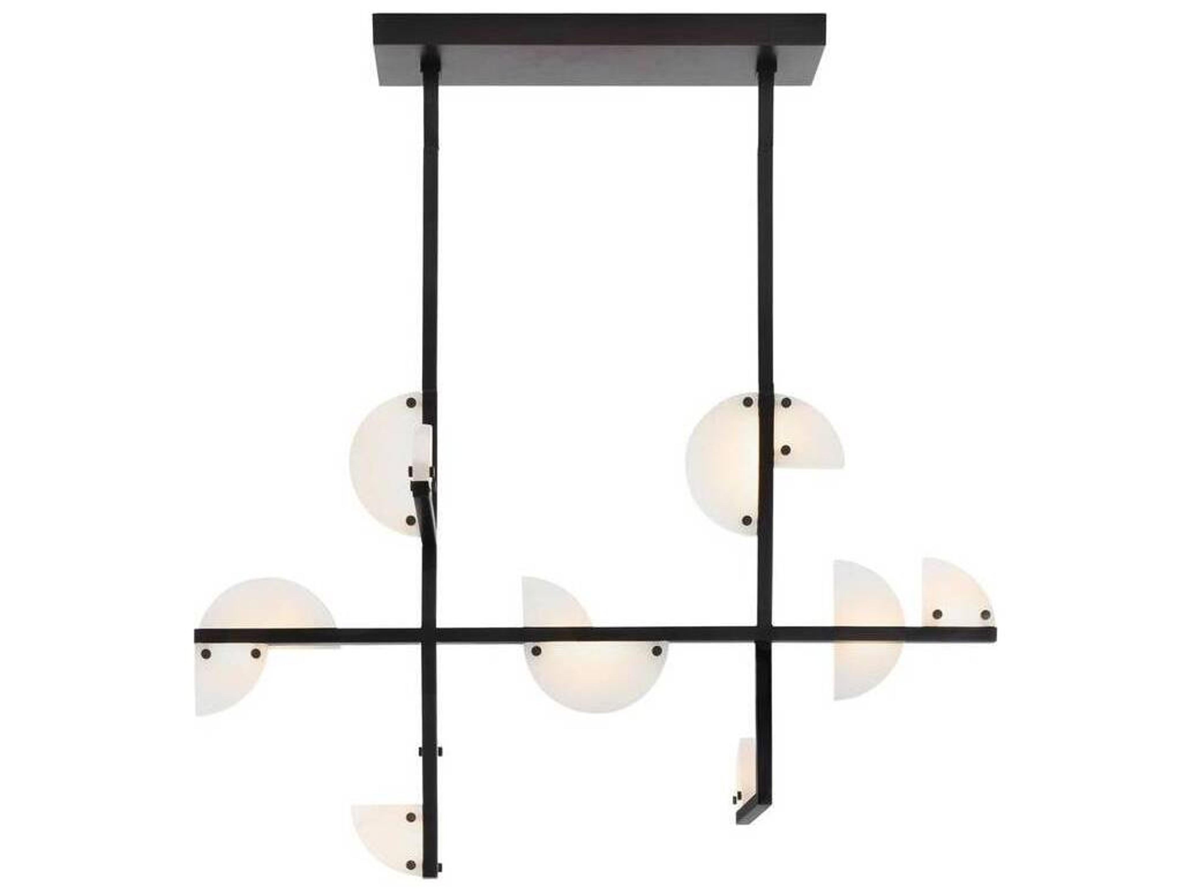 Arteriors Home English Bronze Geometric Linear Island Pendant