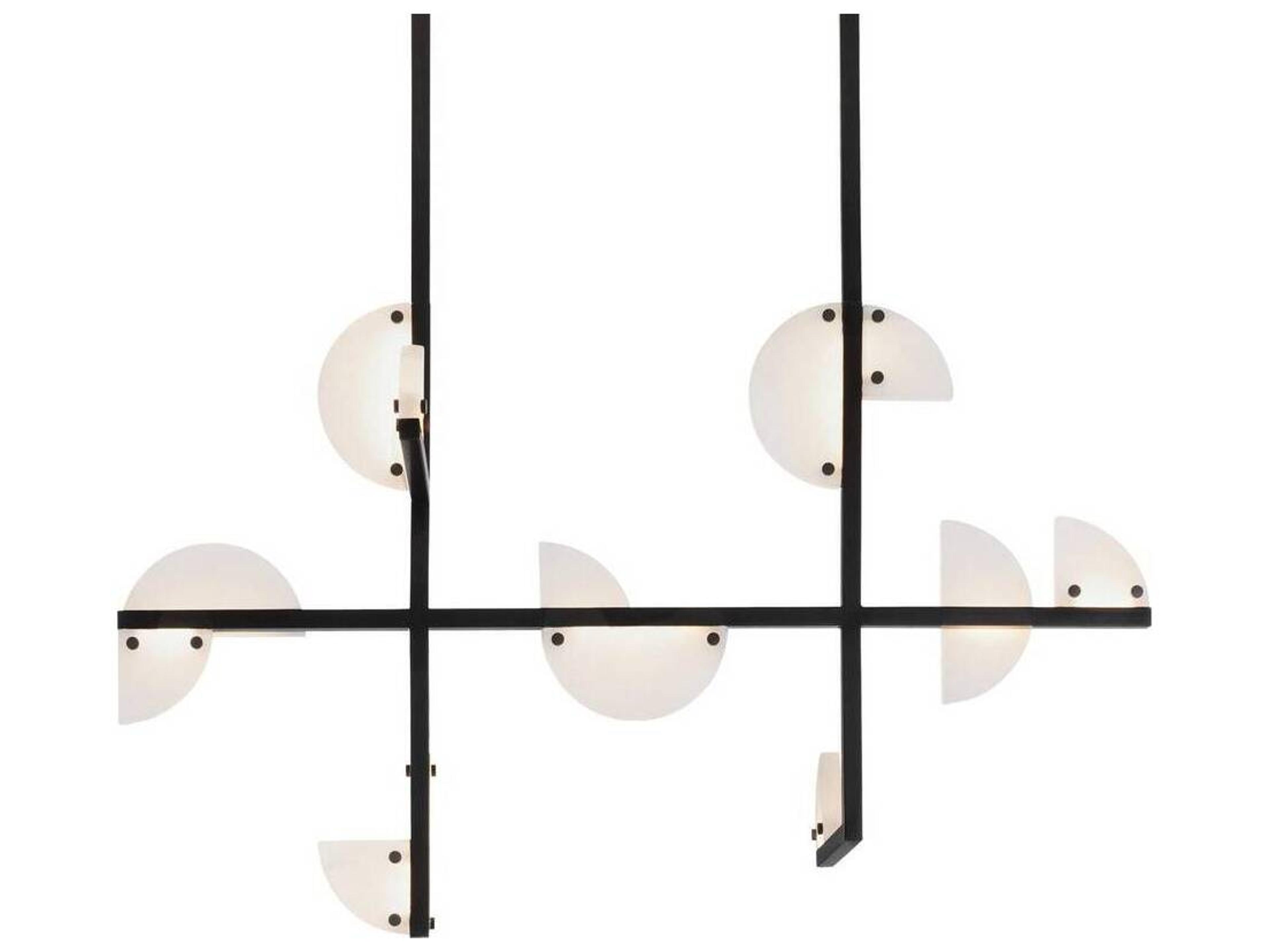 Arteriors Home English Bronze Geometric Linear Island Pendant