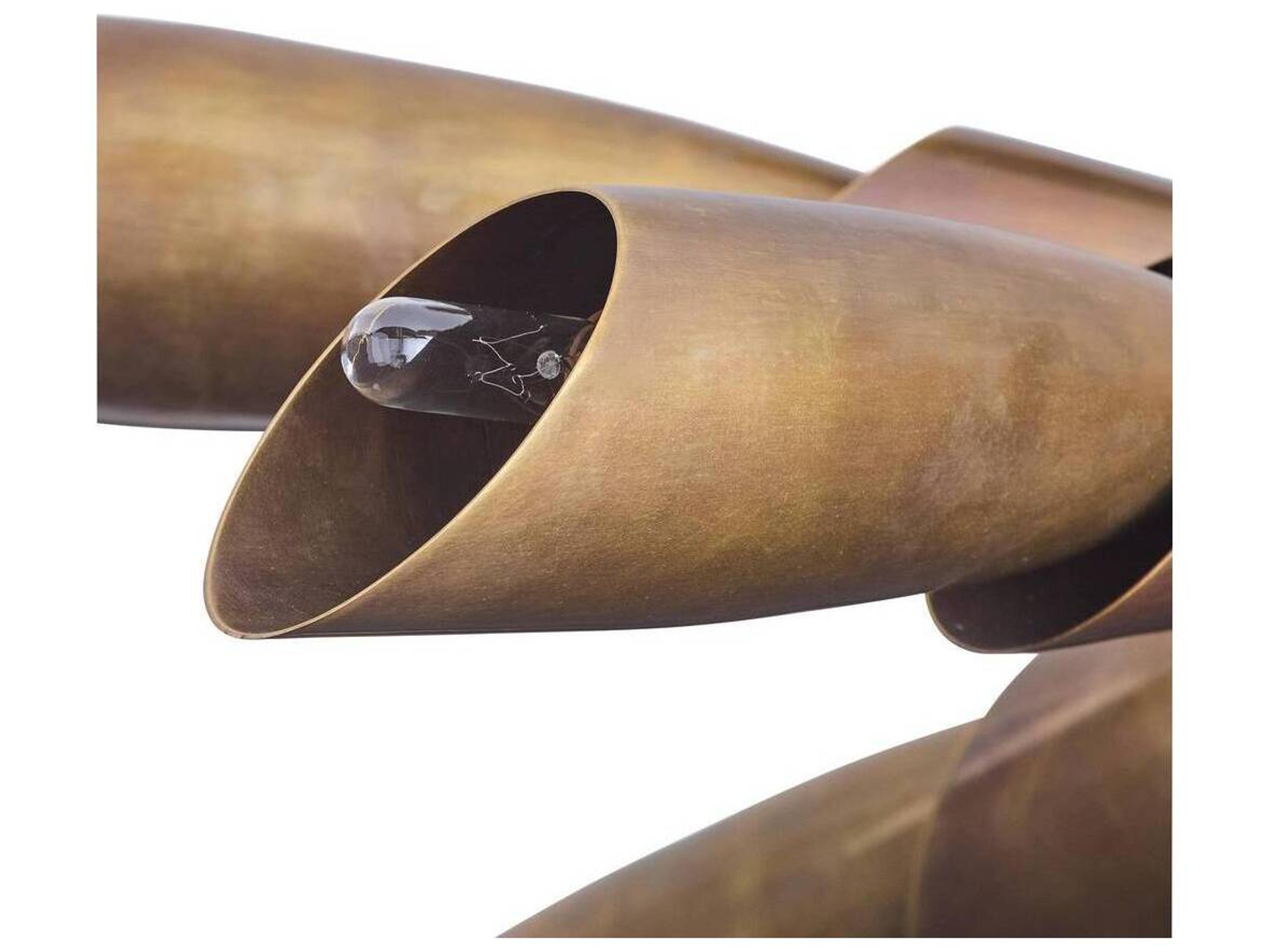 Arteriors Home Vintage Brass Pendant