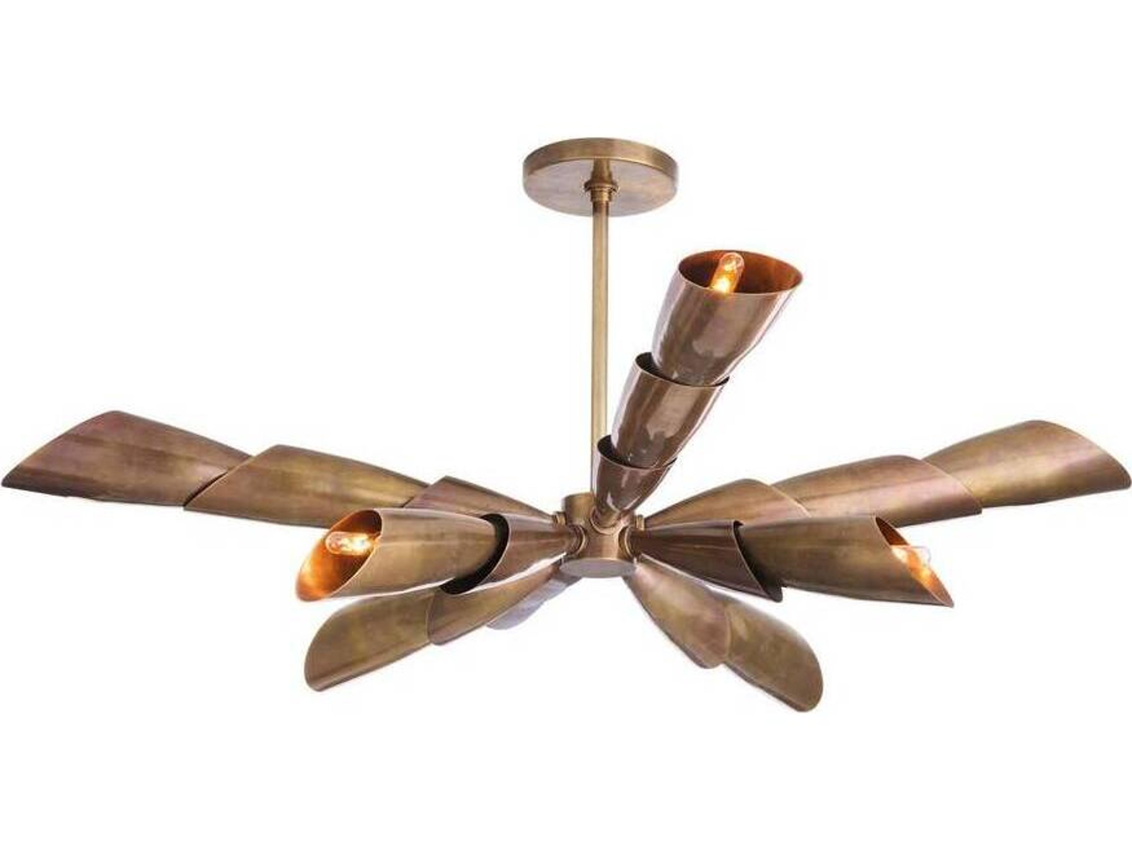 Arteriors Home Vintage Brass Pendant