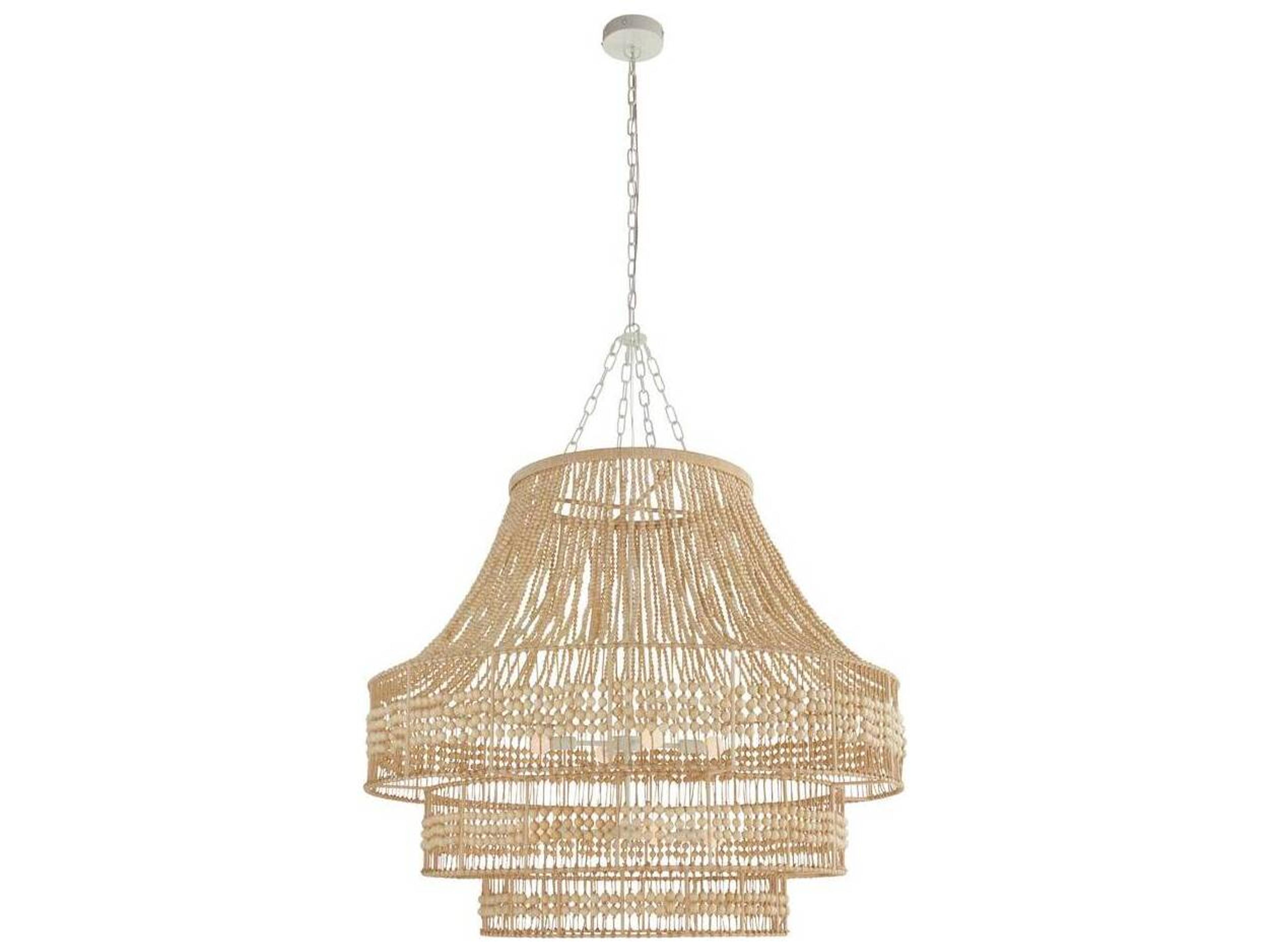 Arteriors Home Tulane 8-Light Natural Brown Chandelier