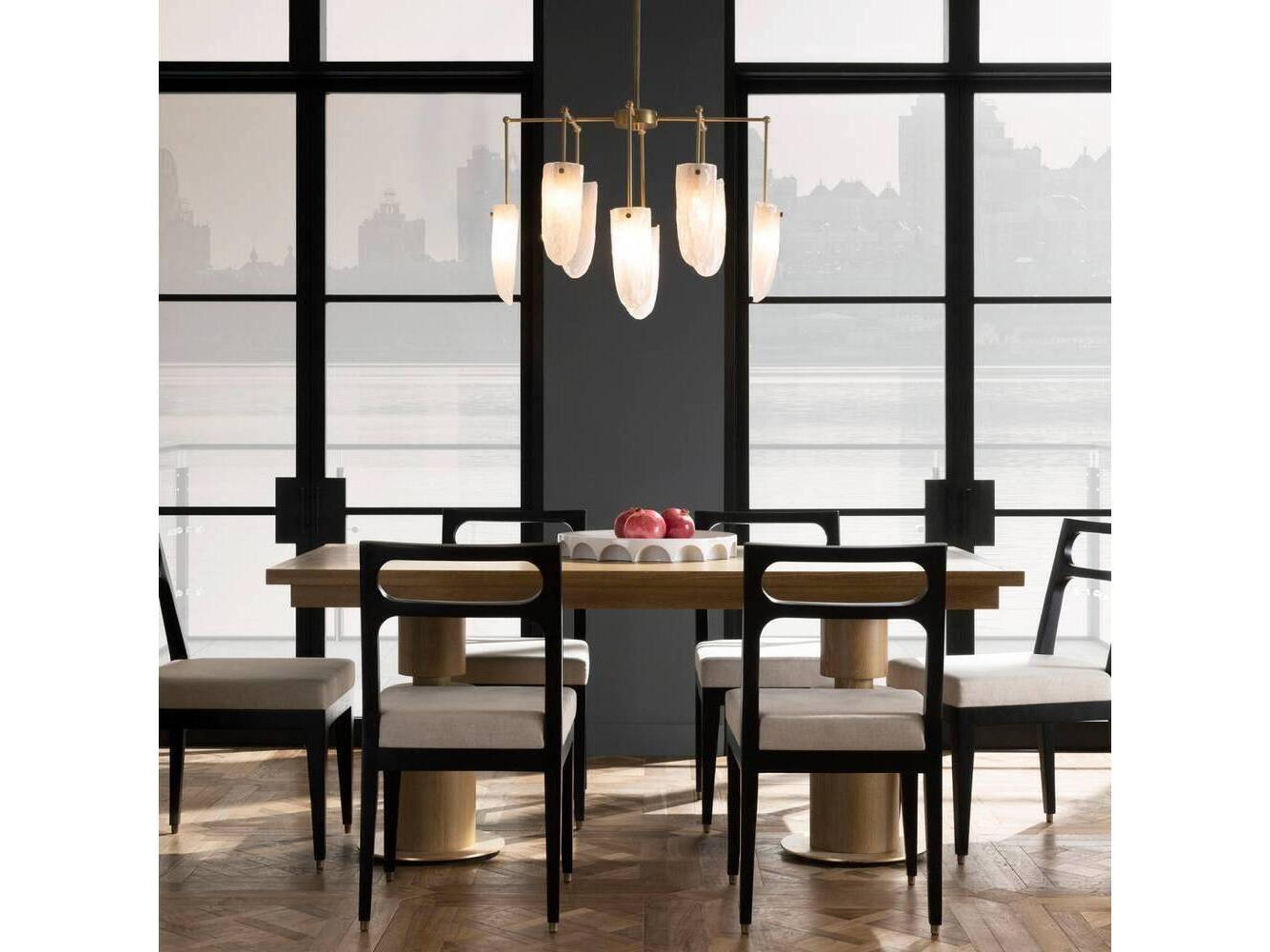 Arteriors Home 7-Light Clear Seedy Brass Pendant
