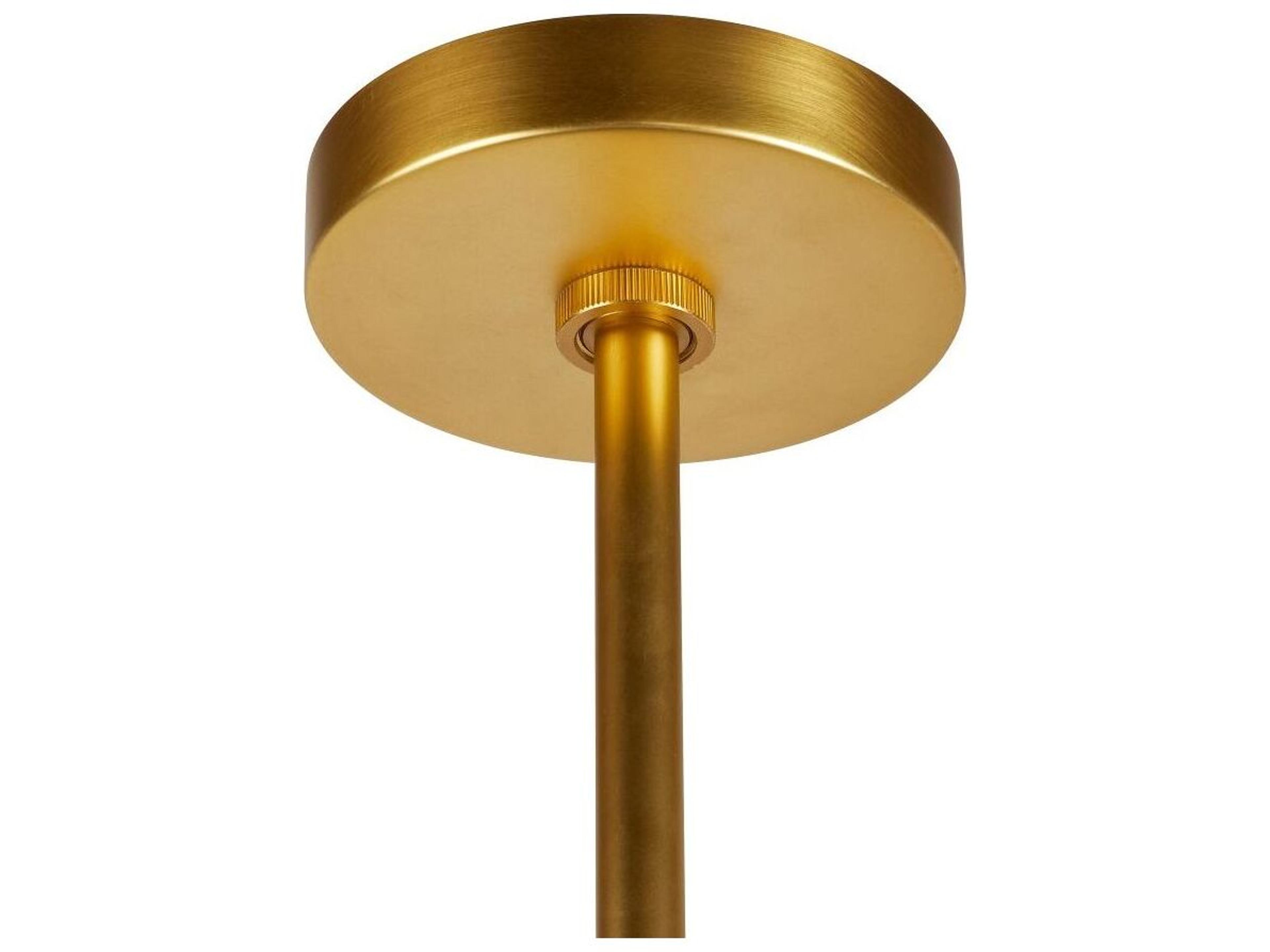 Arteriors Home Dutchess 4-Light Gold And Gray Antique Brass Drum Chandelier