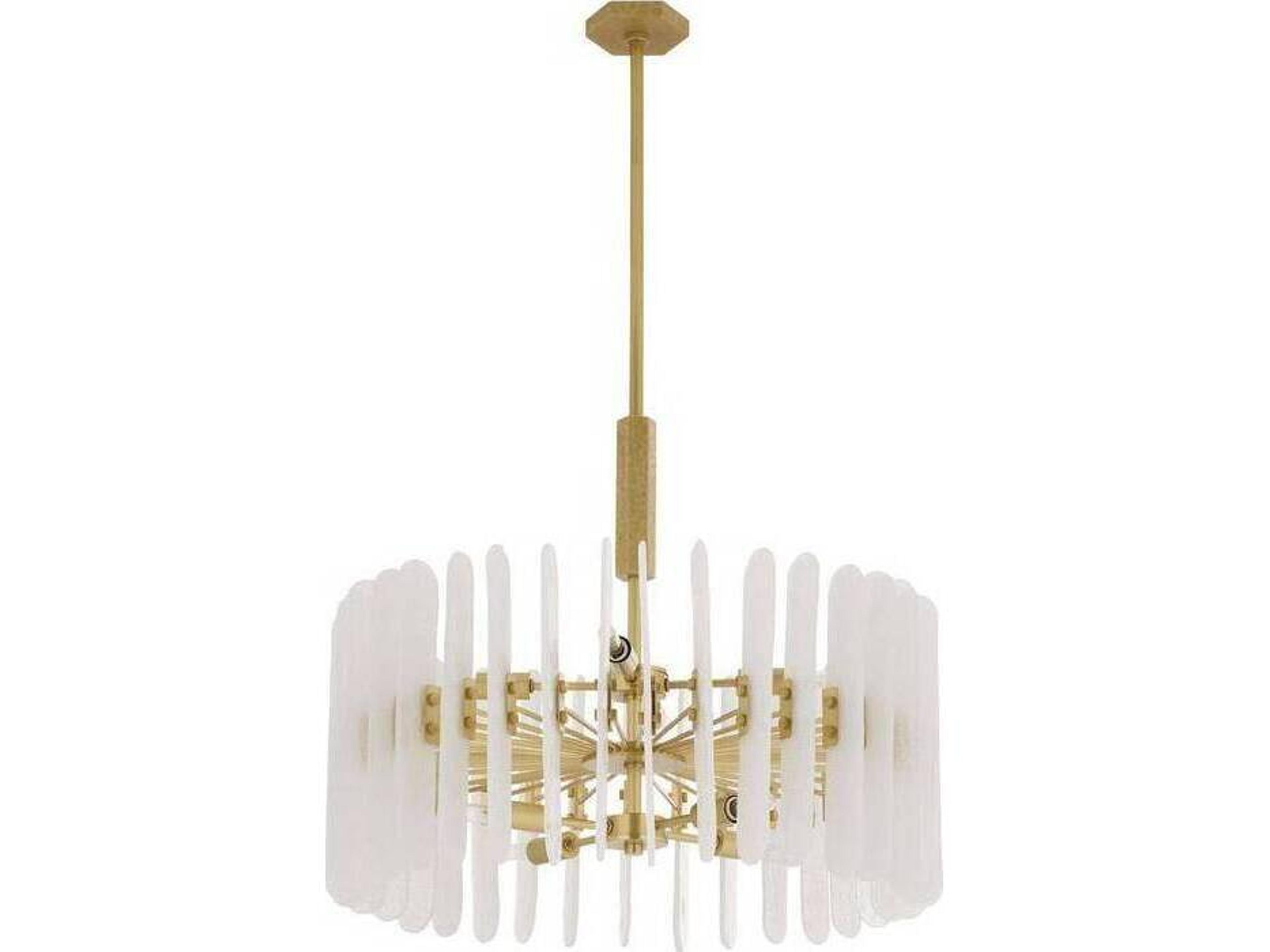 Klaus Chandelier with Seedy Slump Glass
