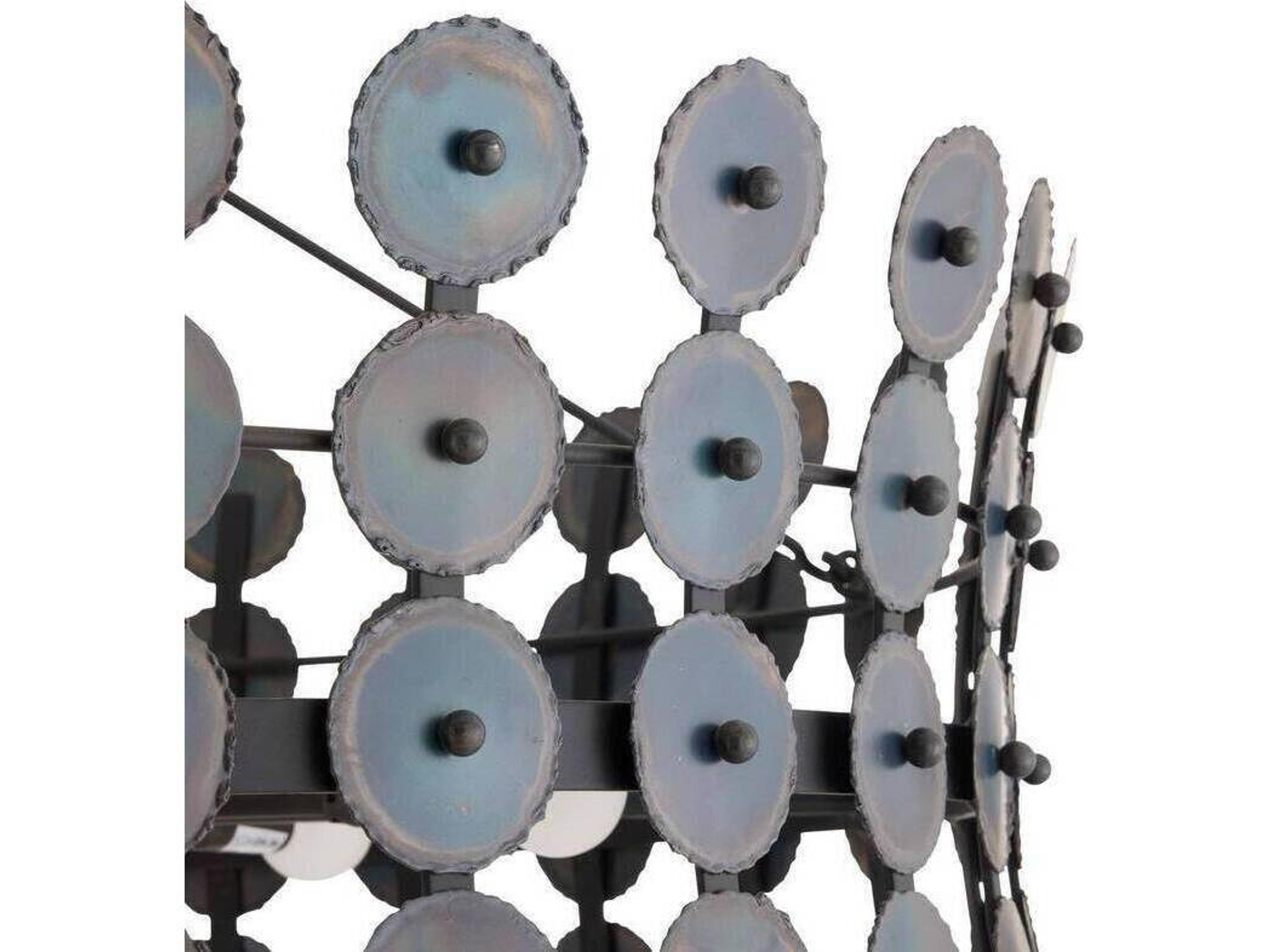 Arteriors Home Imperia Arteriors Home 6-Light Burnt Iron Black Sputnik Chandelier