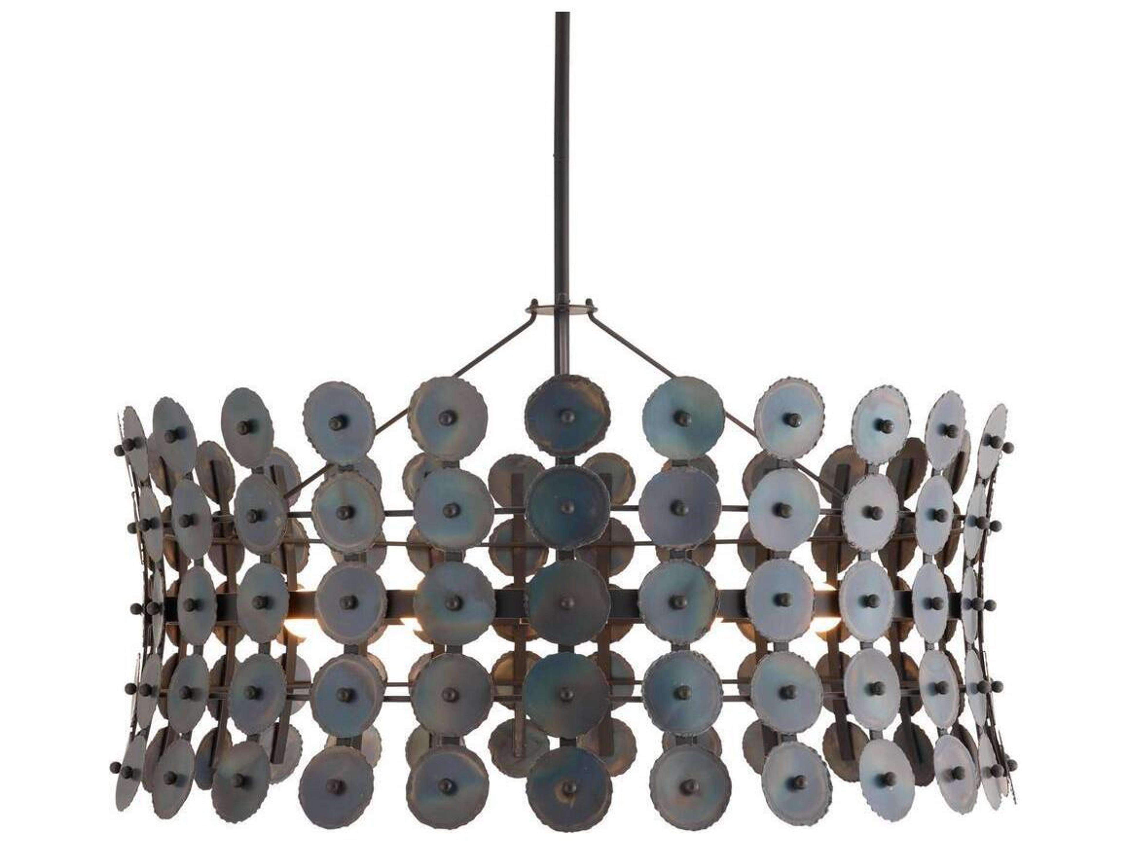 Arteriors Home Imperia Arteriors Home 6-Light Burnt Iron Black Sputnik Chandelier