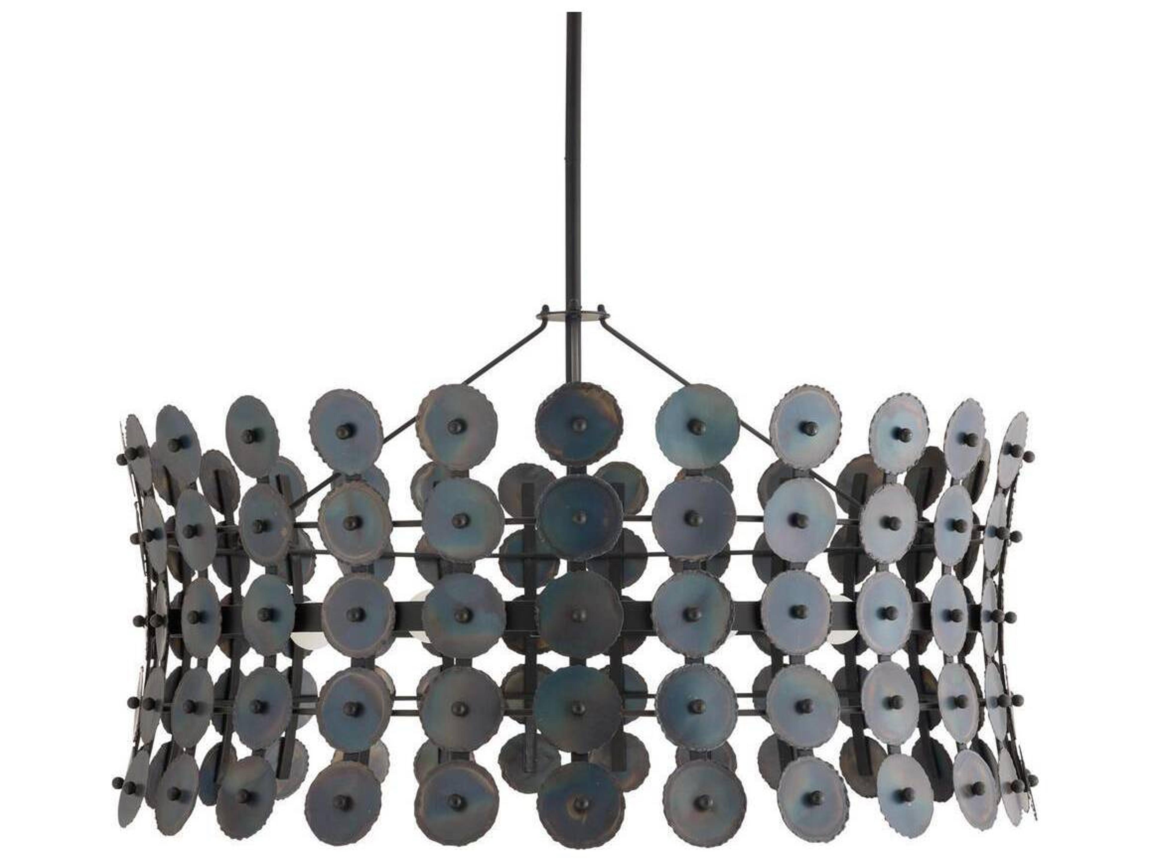 Arteriors Home Imperia Arteriors Home 6-Light Burnt Iron Black Sputnik Chandelier