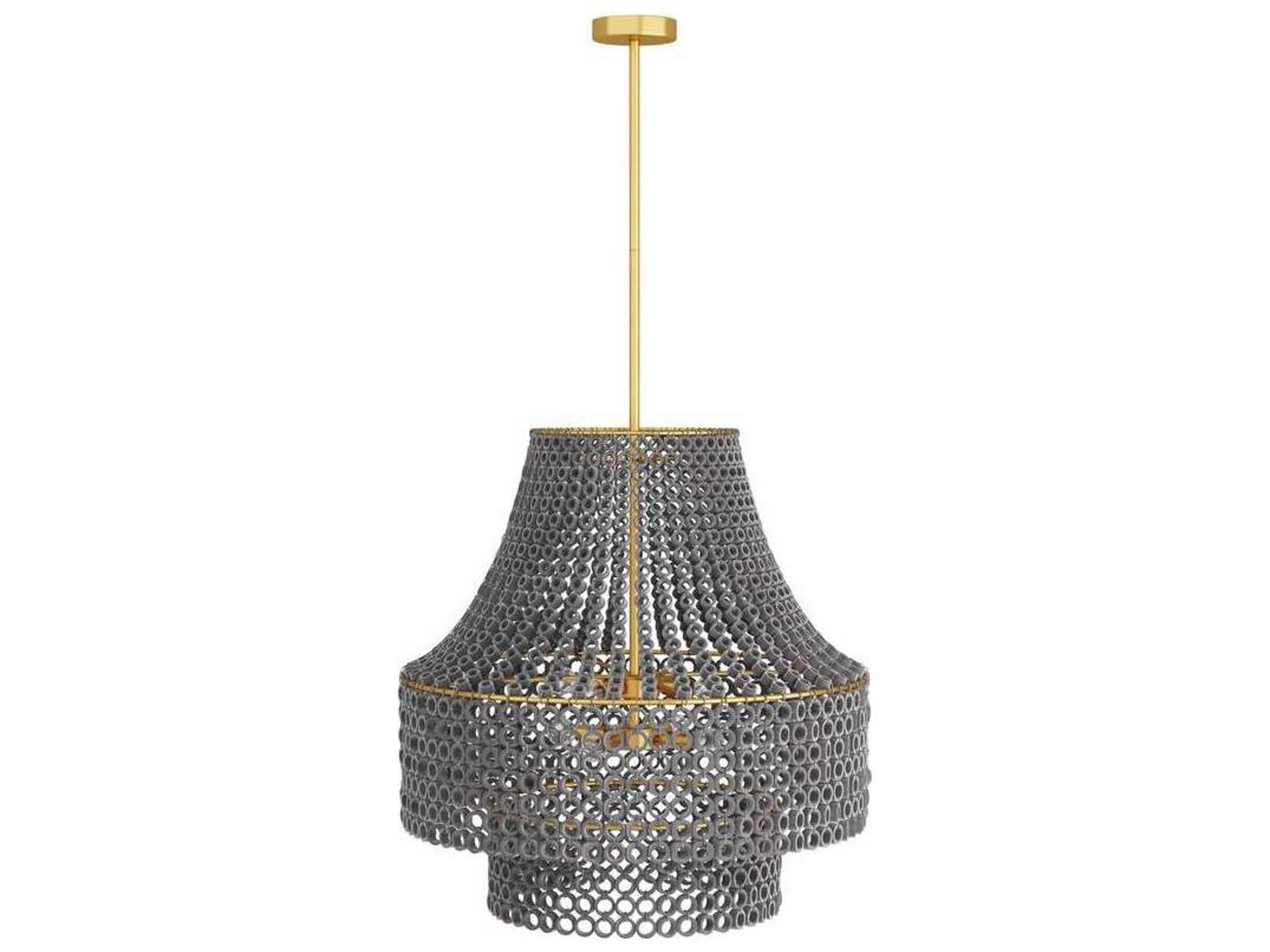 Hannie Chandelier Large Beaded Statement Lighting