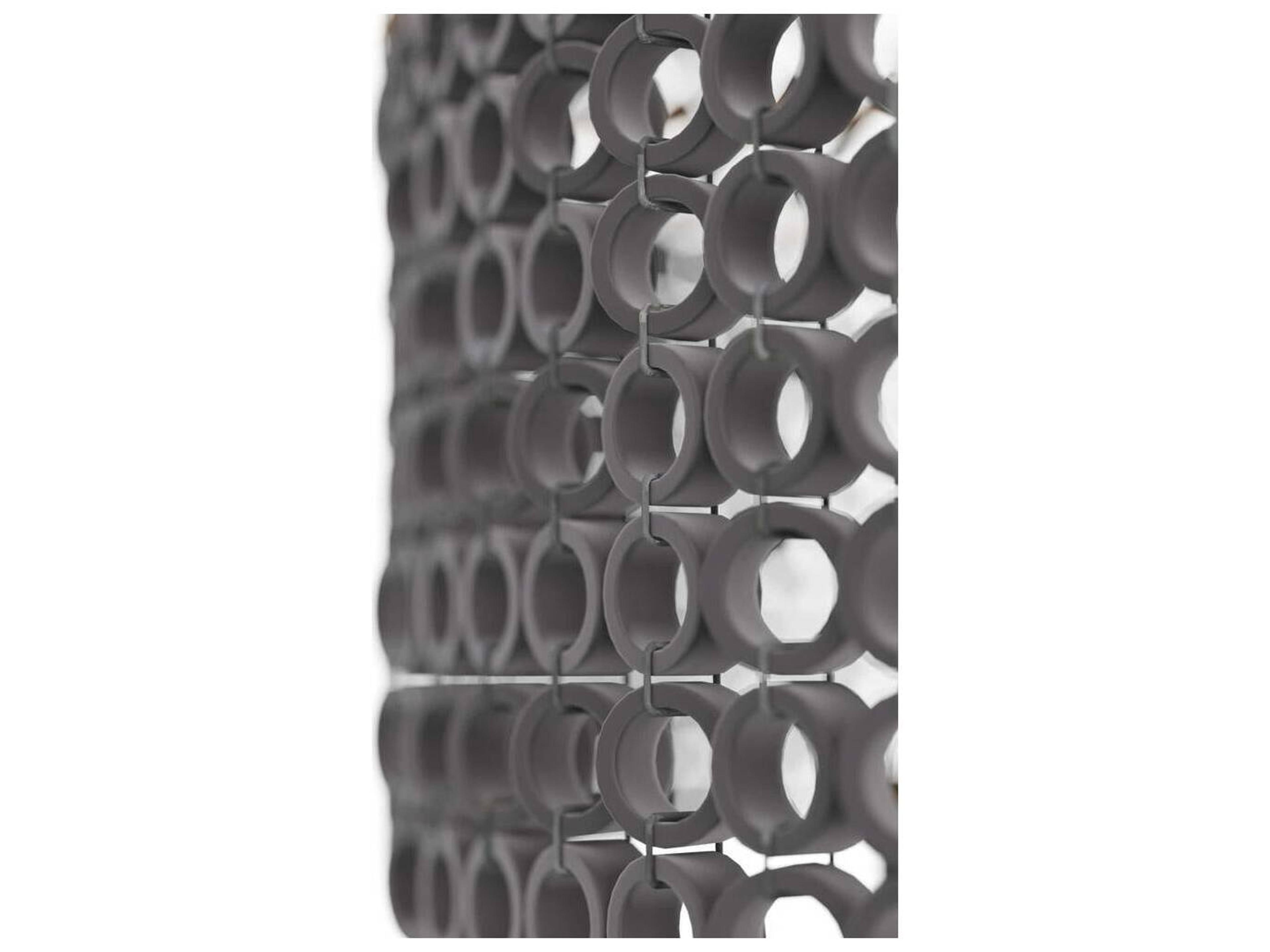 Arteriors Home Hannie 8-Light Gray Wash Antique Brass Tiered Chandelier