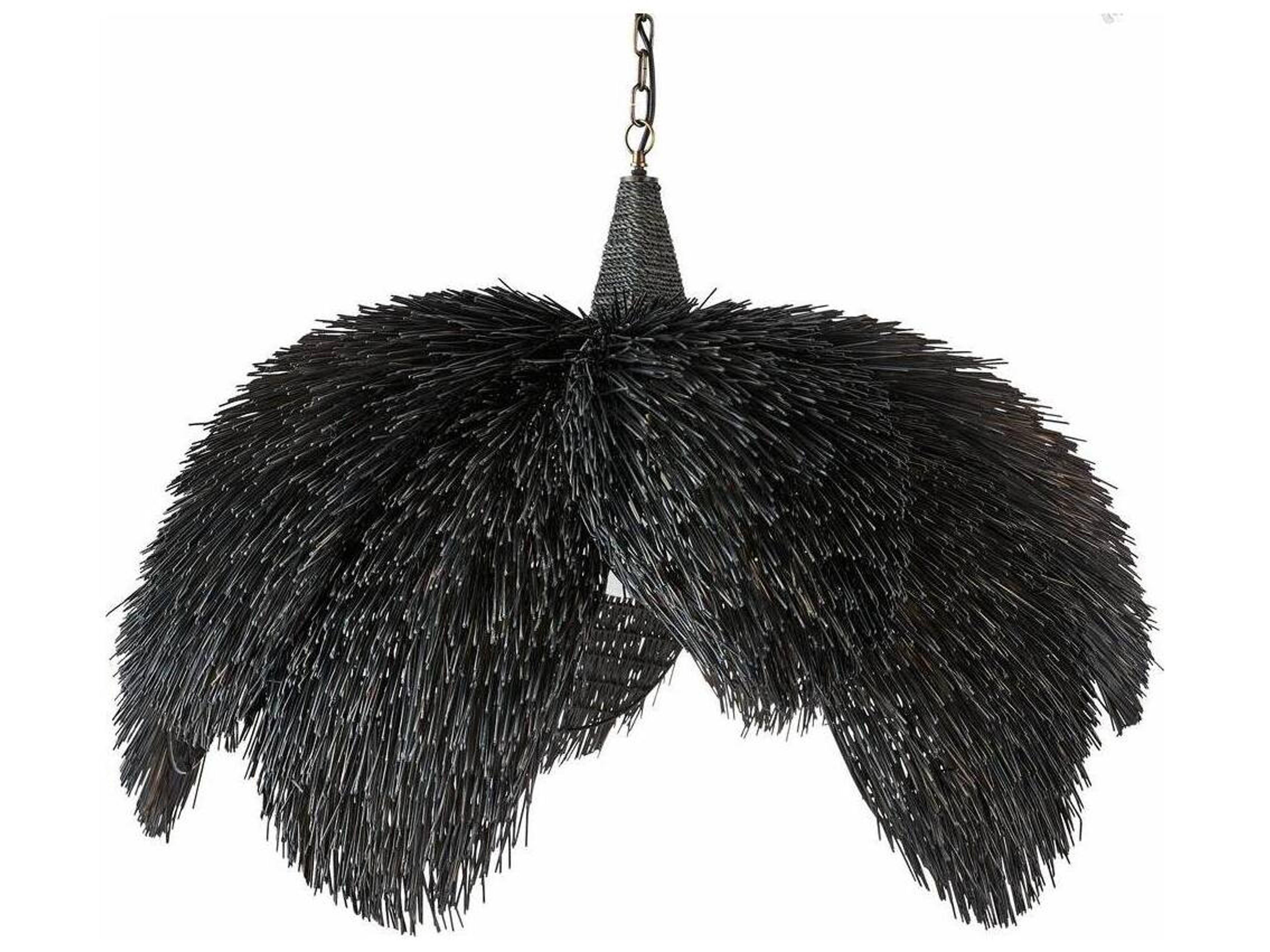 Arteriors Home 1-Light Black Wash Pendant