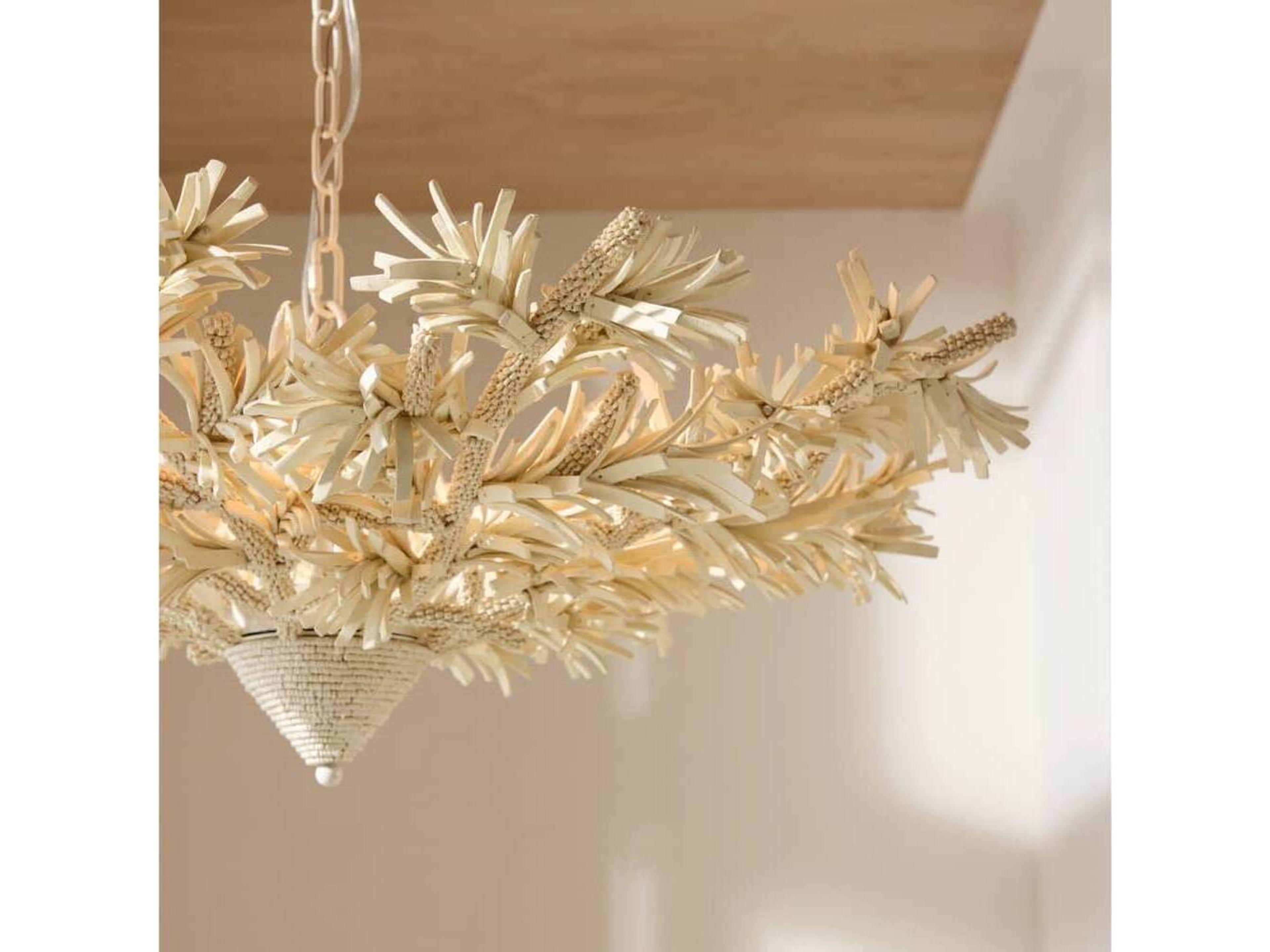 Fernanda Chandelier Beaded Coastal Lighting