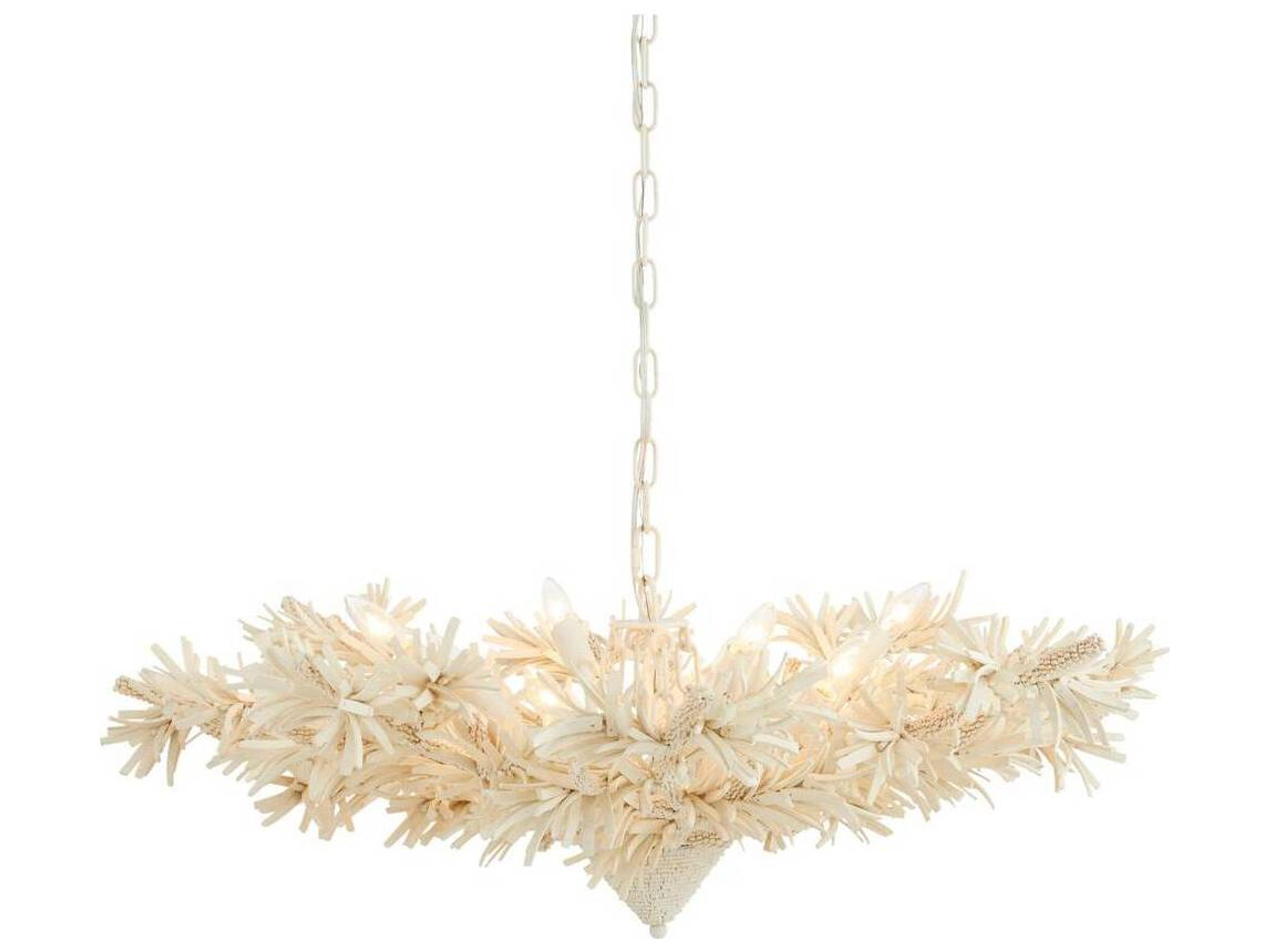 Arteriors Home Fernanda 8-Light Ivory White Chandelier