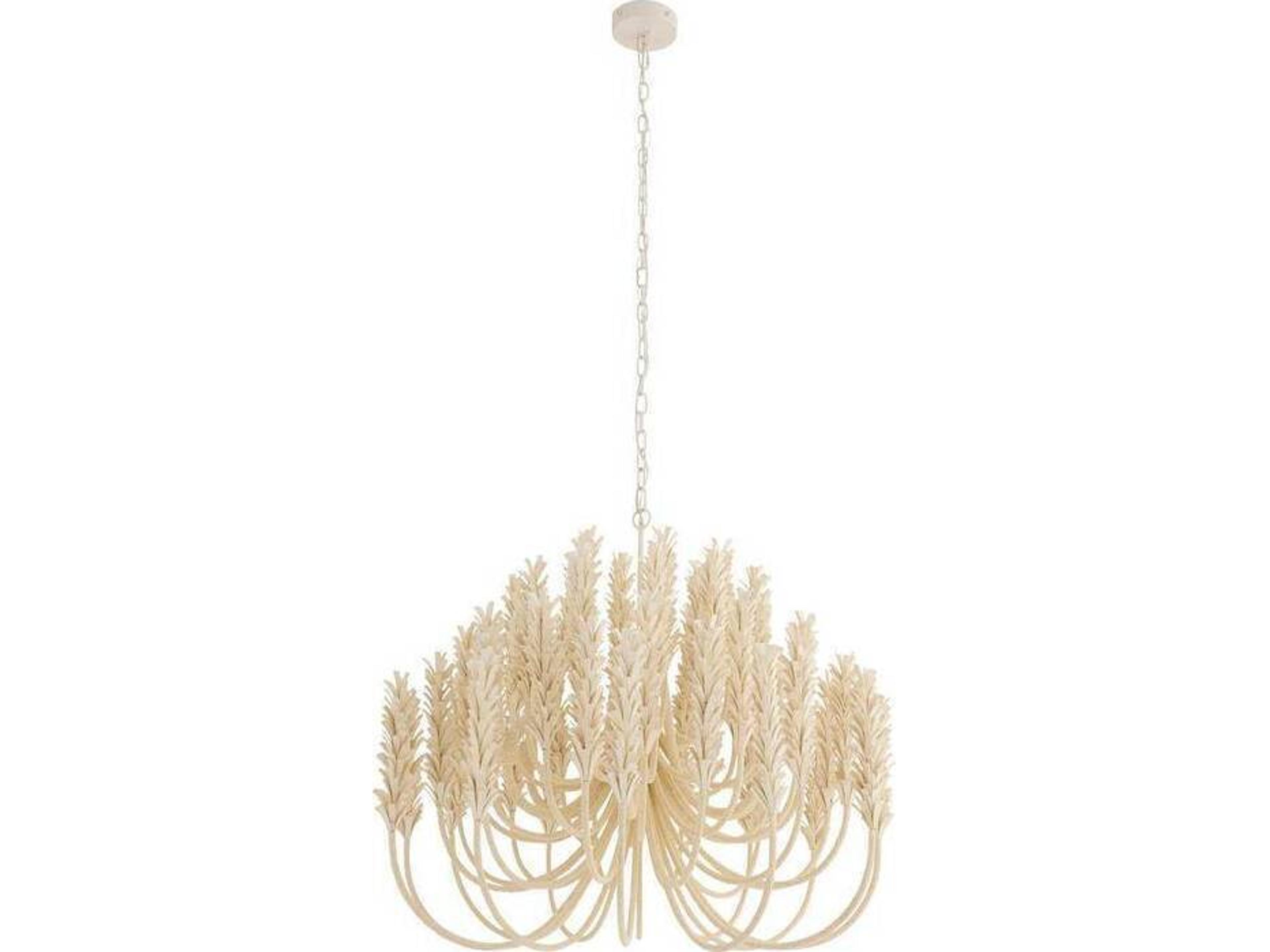 Arteriors Home Kaia Arteriors Home 6-Light Ivory White Chandelier