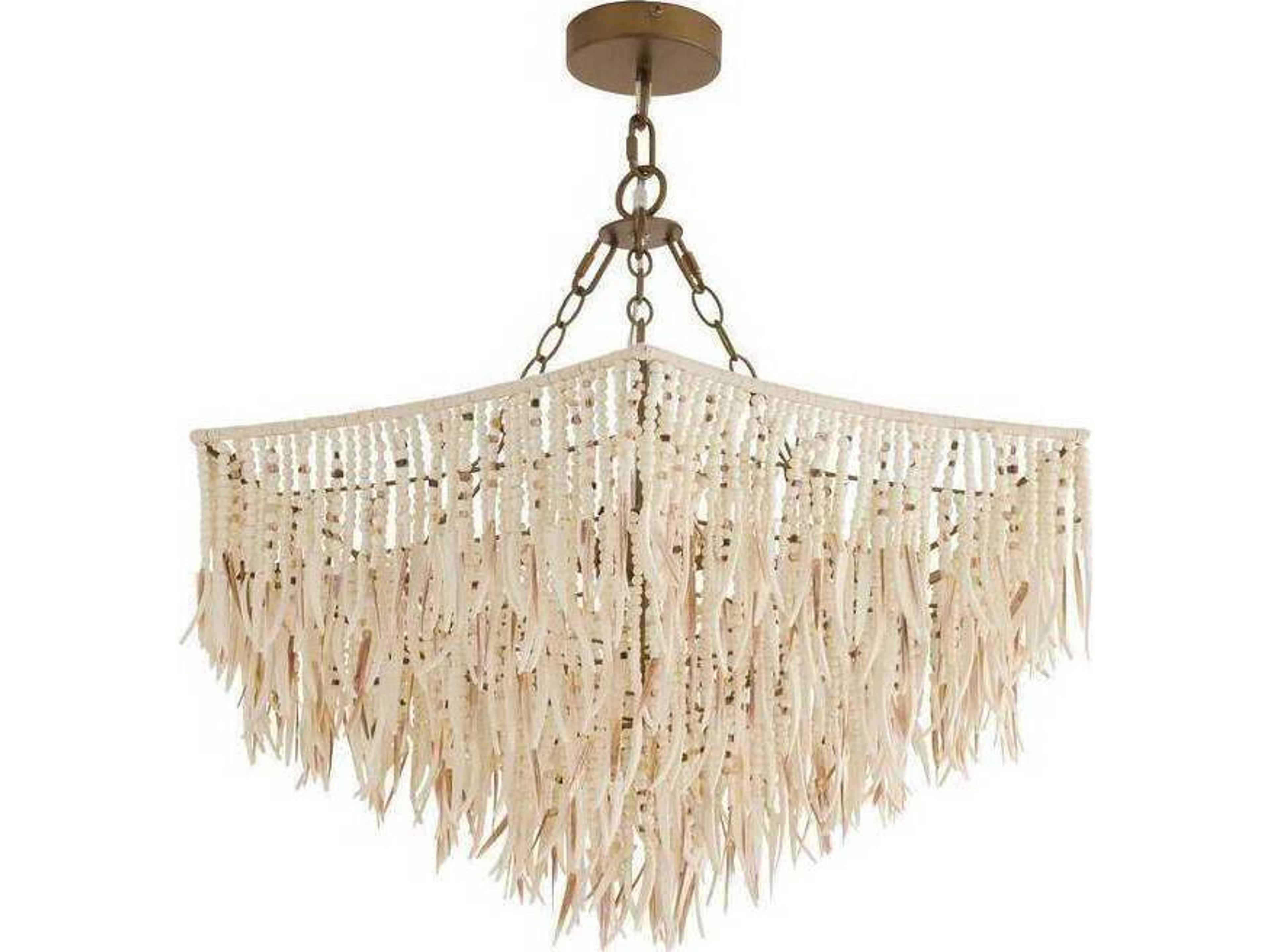 Arteriors Home Josephine Arteriors Home 6-Light White Pendant