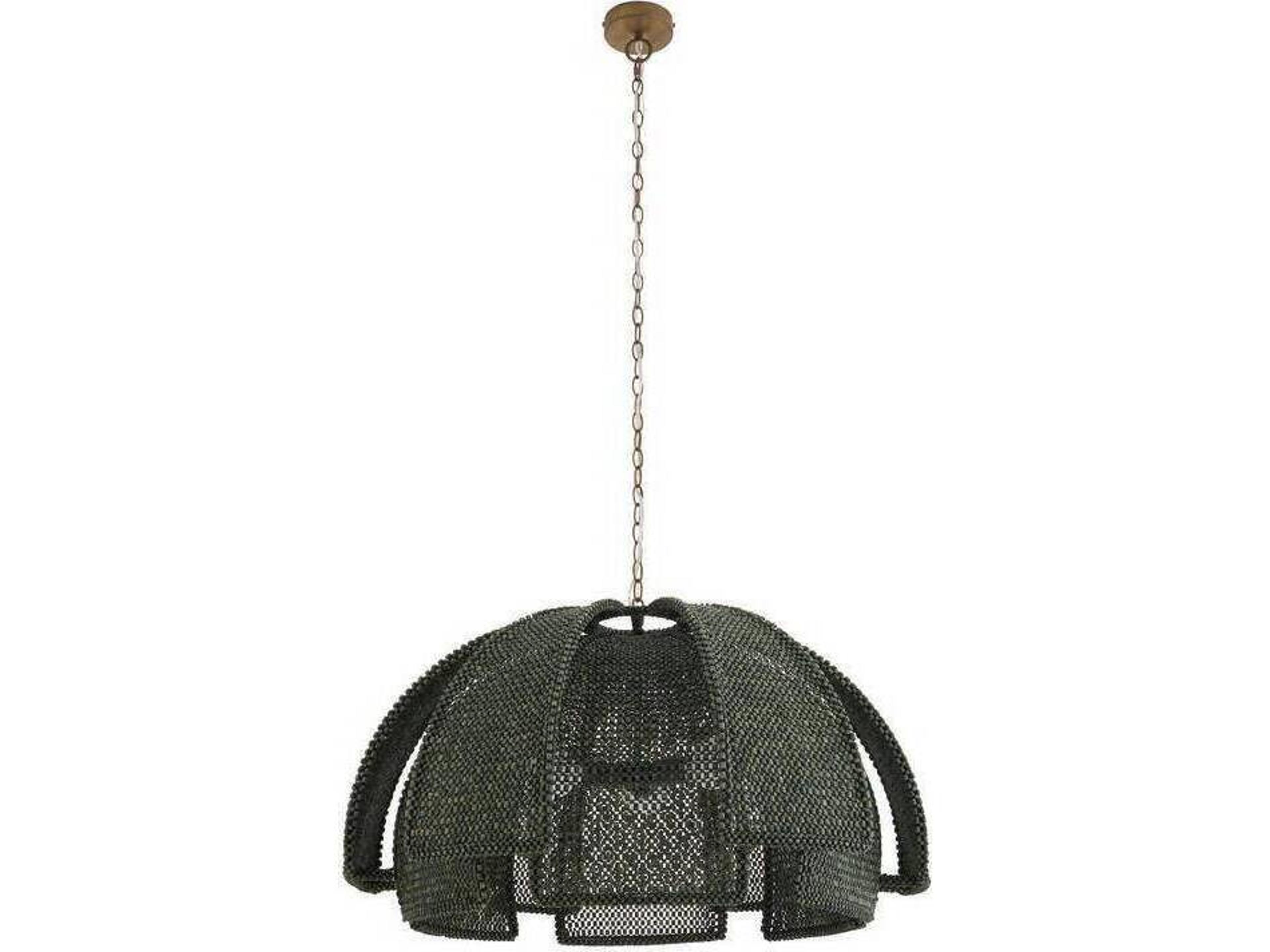 Arteriors Kamari Pendant Light Natural Rattan