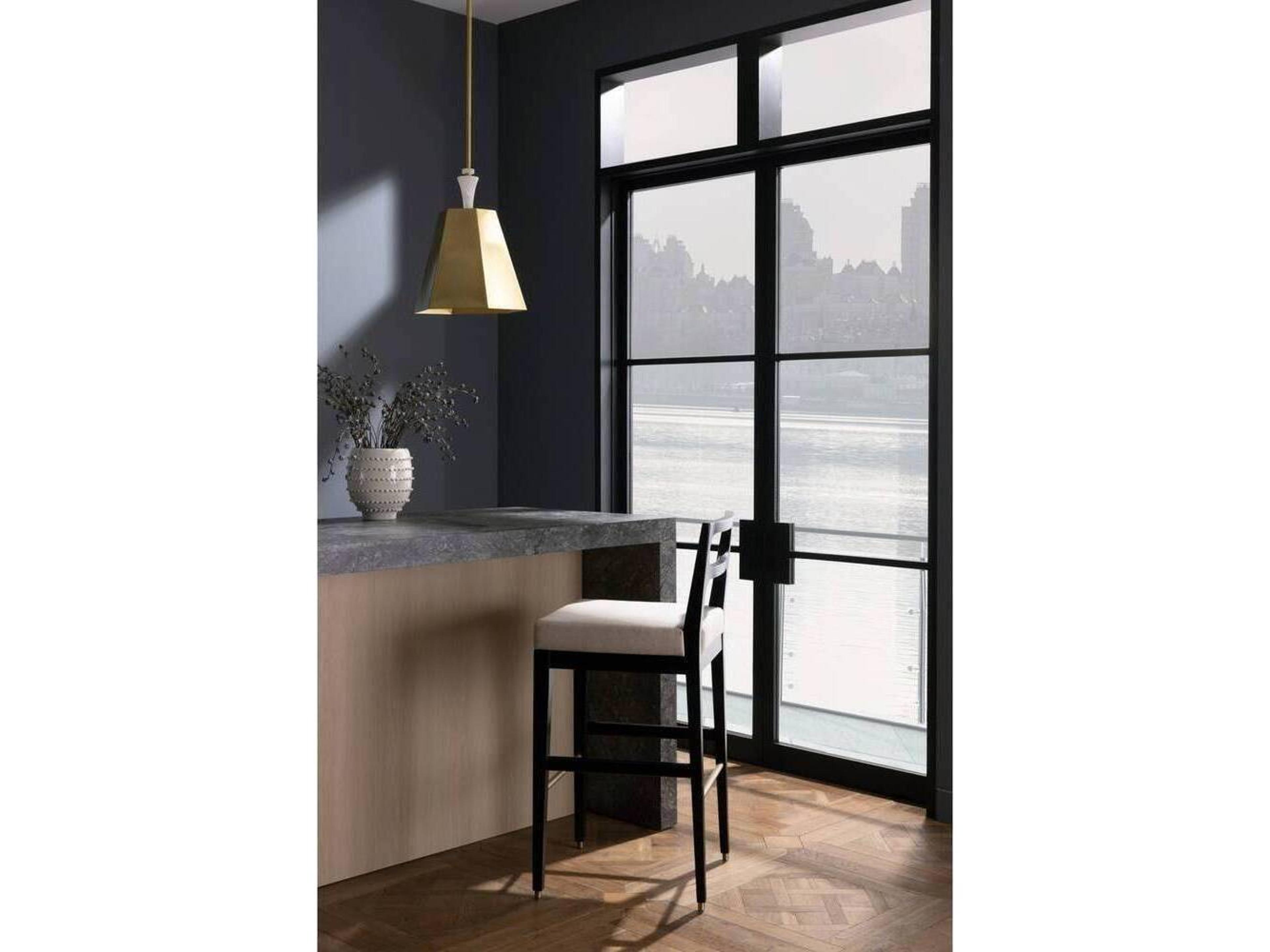 Arteriors Home 1-Light Antique Brass Mini Pendant