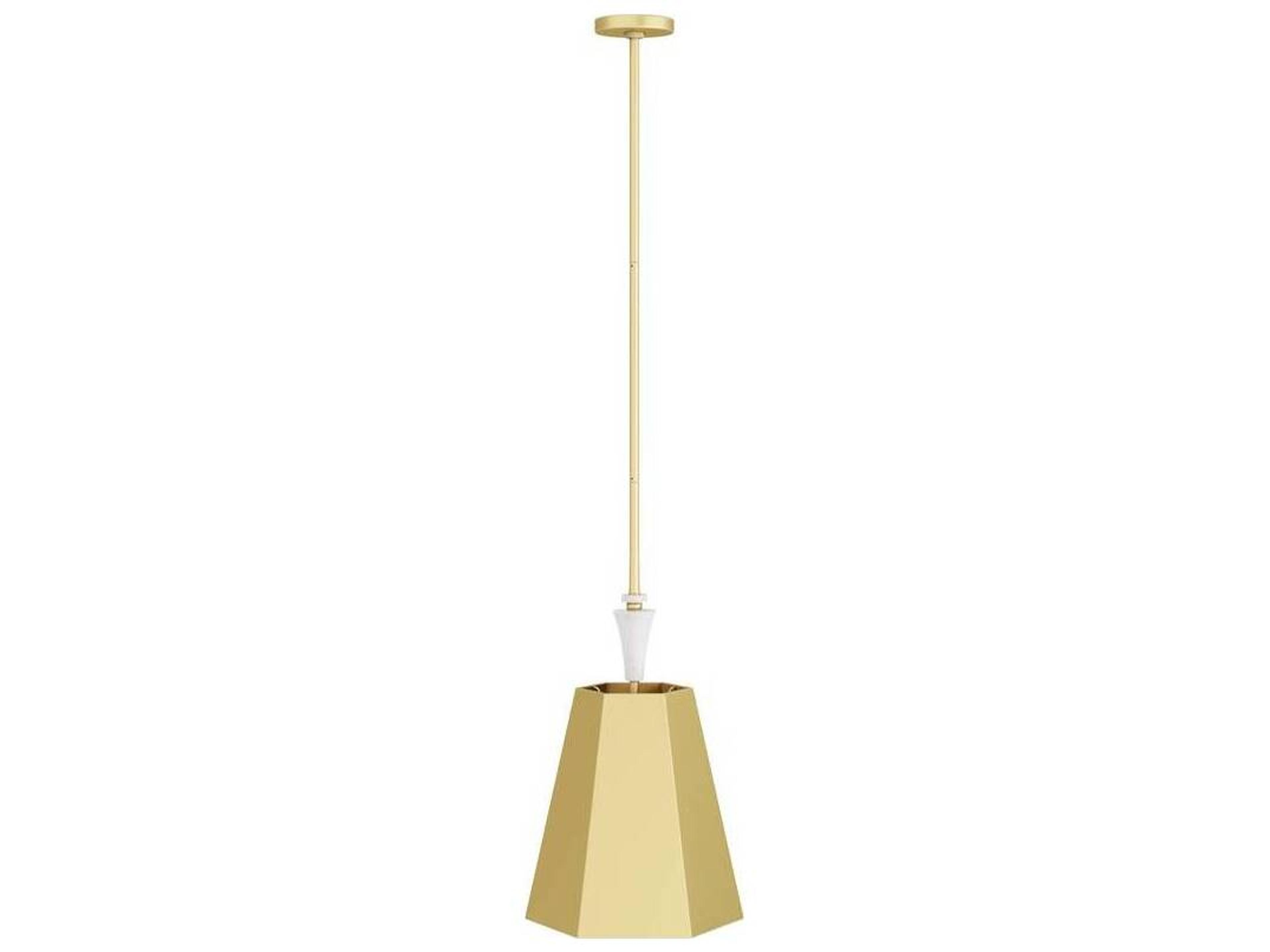 Arteriors Home 1-Light Antique Brass Mini Pendant