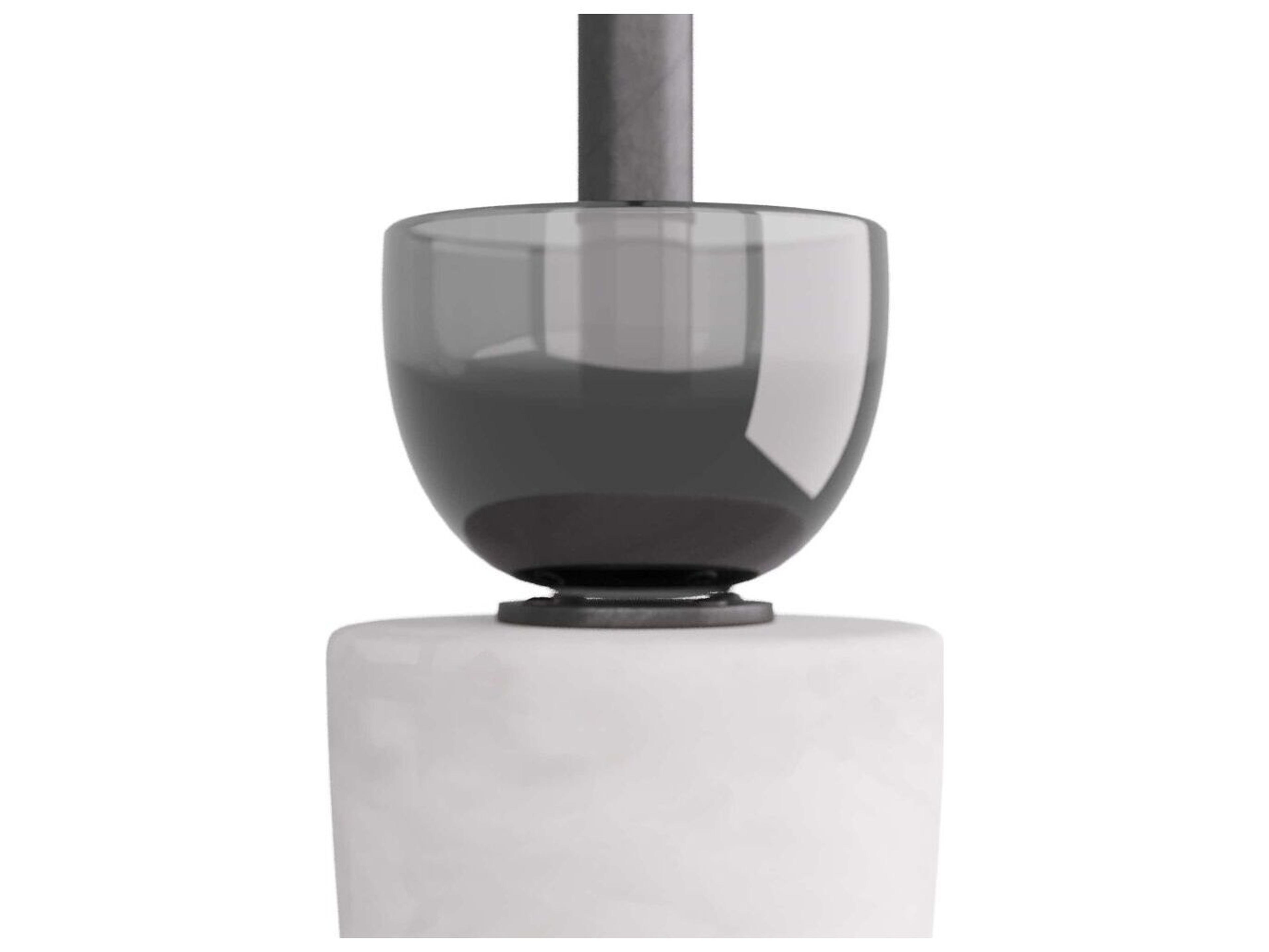 Arteriors Home Vilko 1-Light White Smoke Linear Mini Pendant