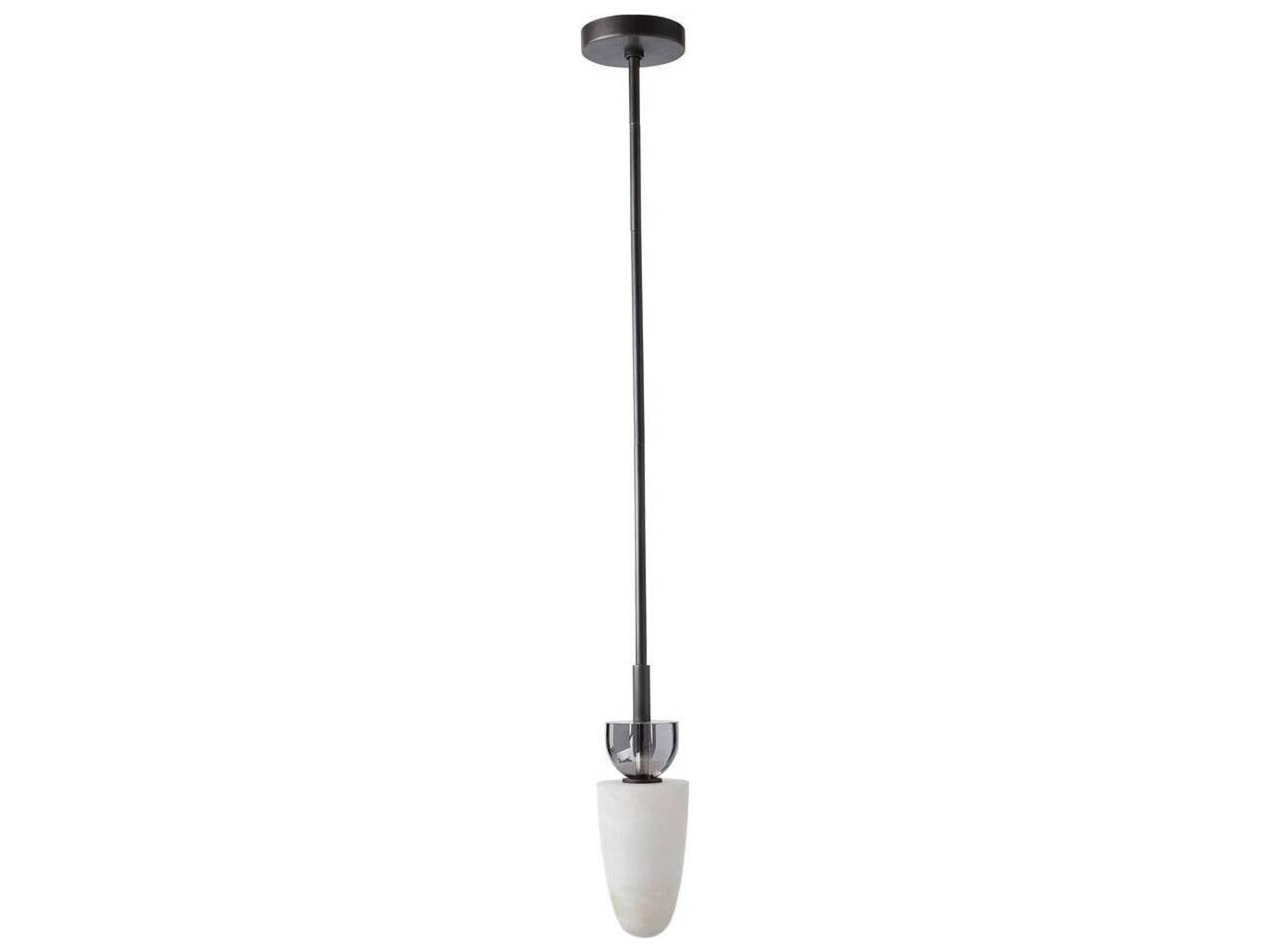 Arteriors Home Vilko 1-Light White Smoke Linear Mini Pendant