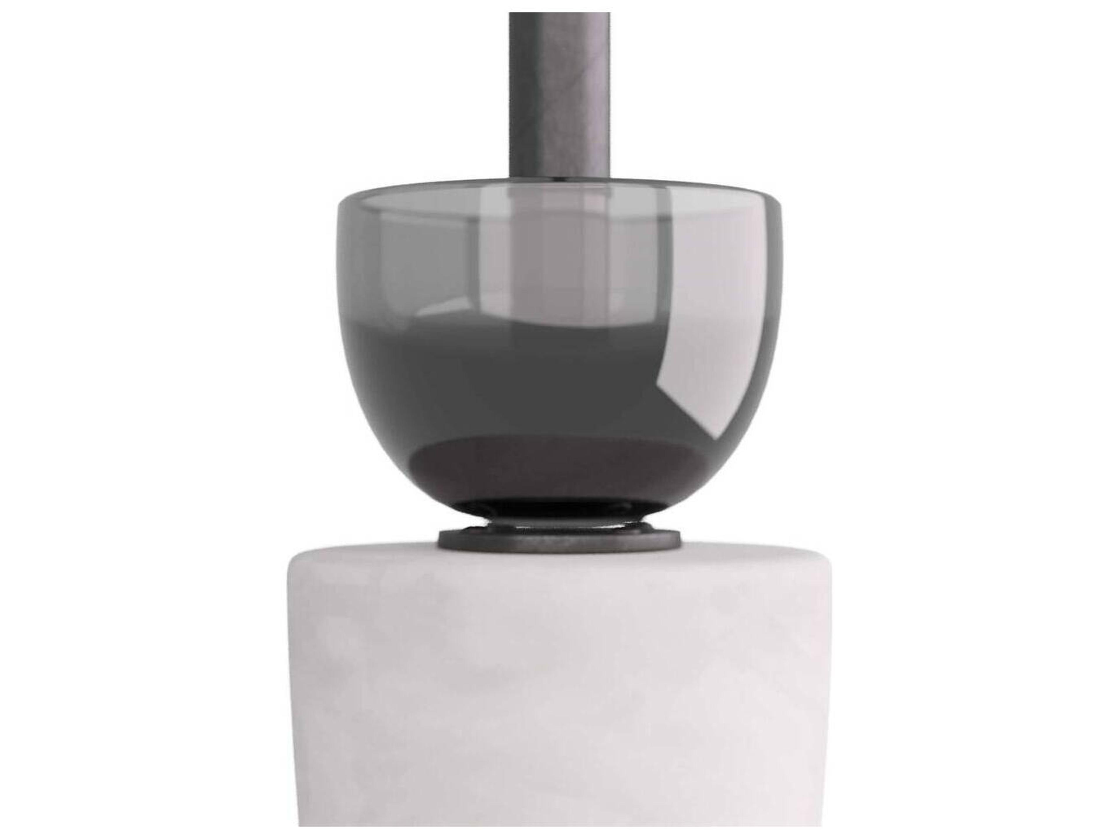 Arteriors Home Vilko 1-Light White Smoke Linear Mini Pendant