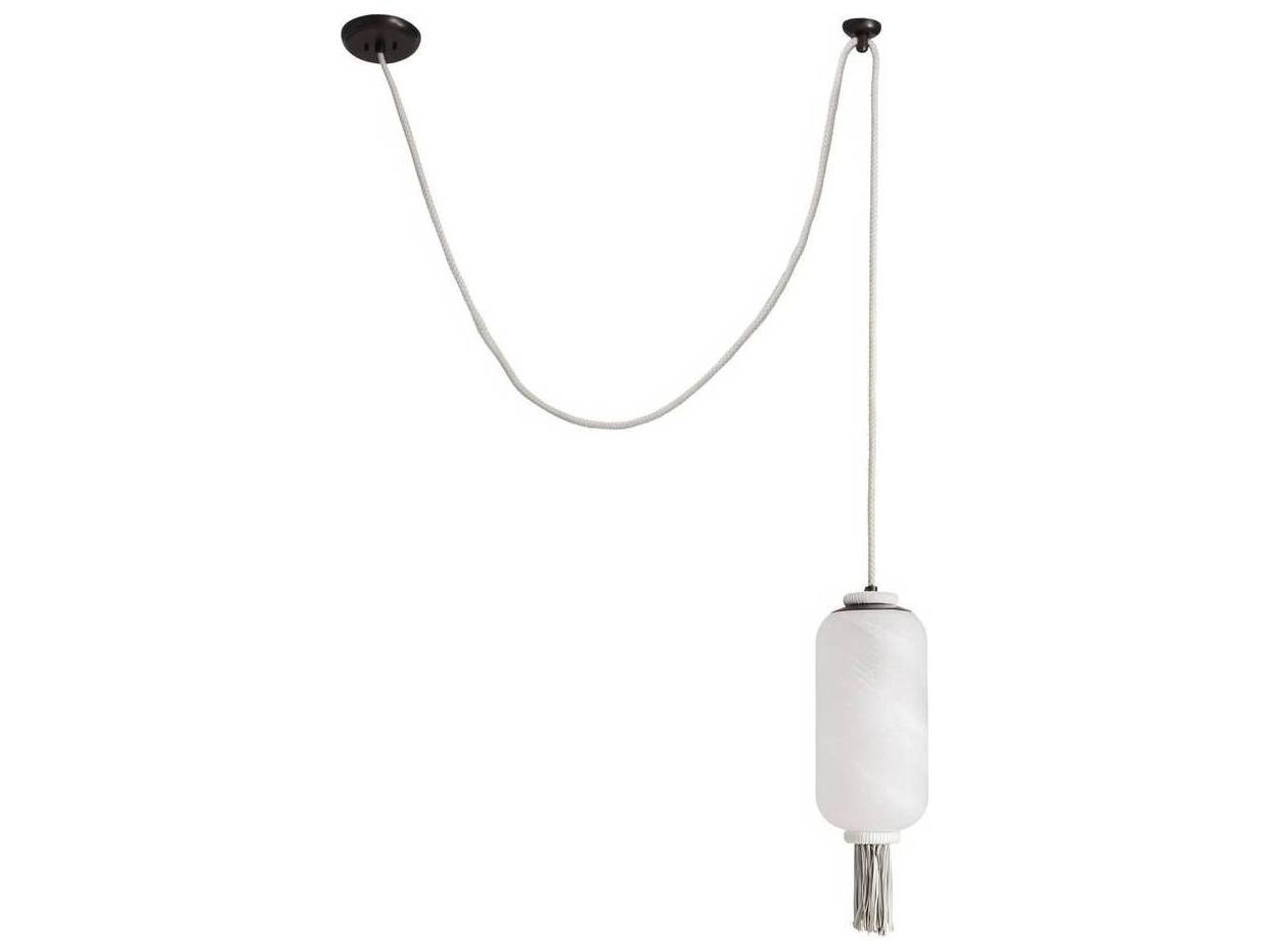 Arteriors Home Opal Swirl White Lantern Mini Pendant