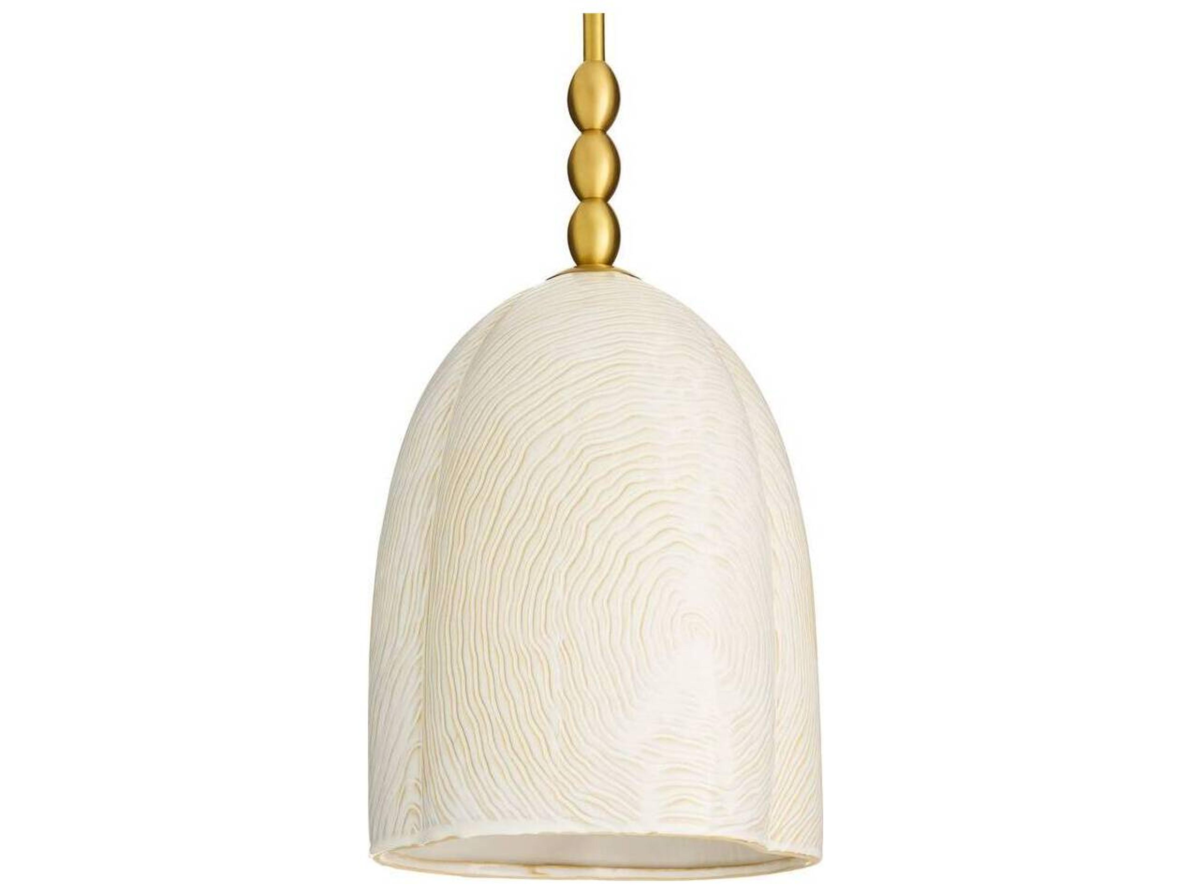 Arteriors Home Whitewash Dome Mini Pendant