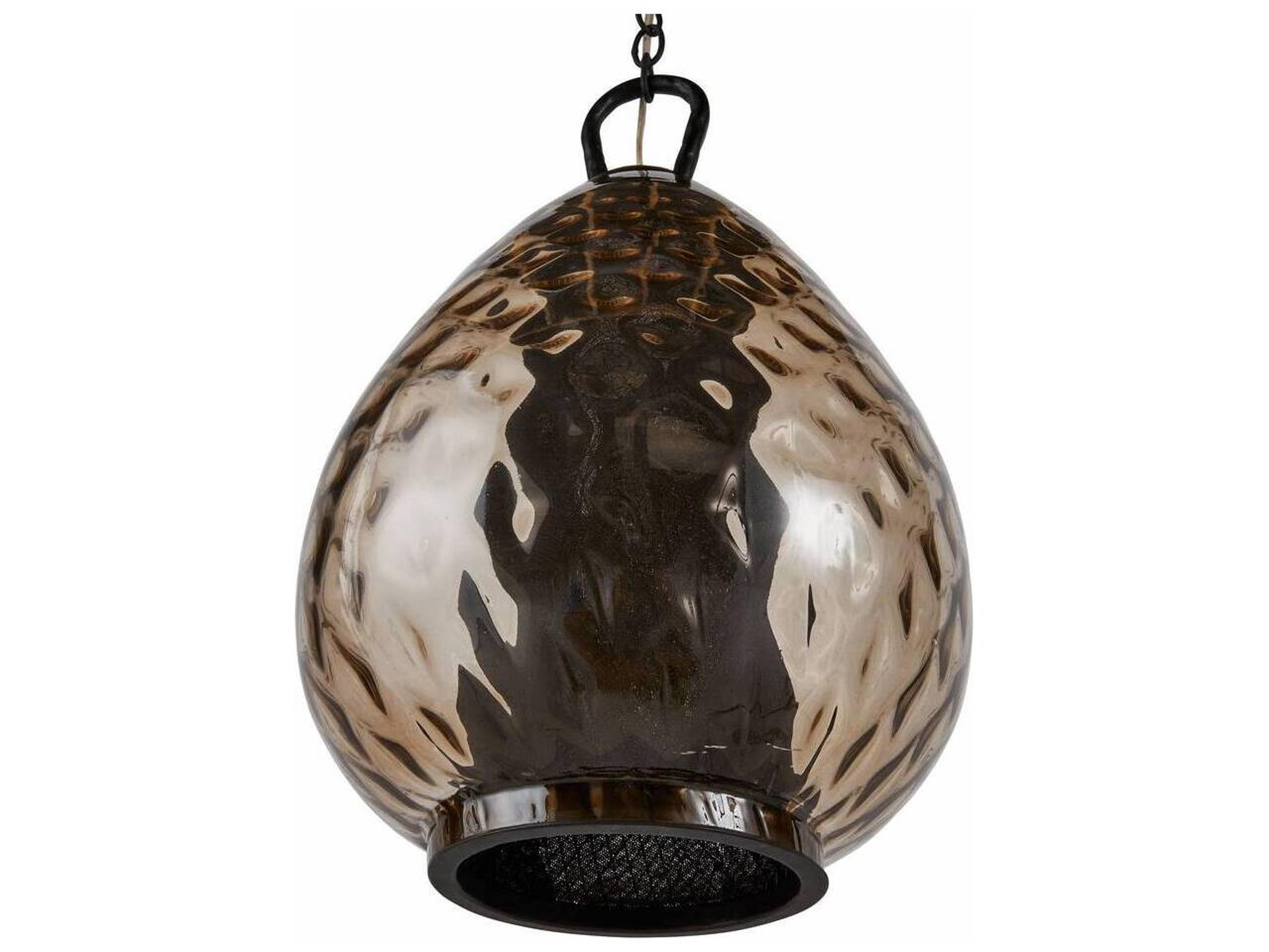 Arteriors Home Eureka 1-Light Smoke Bronze Mini Pendant