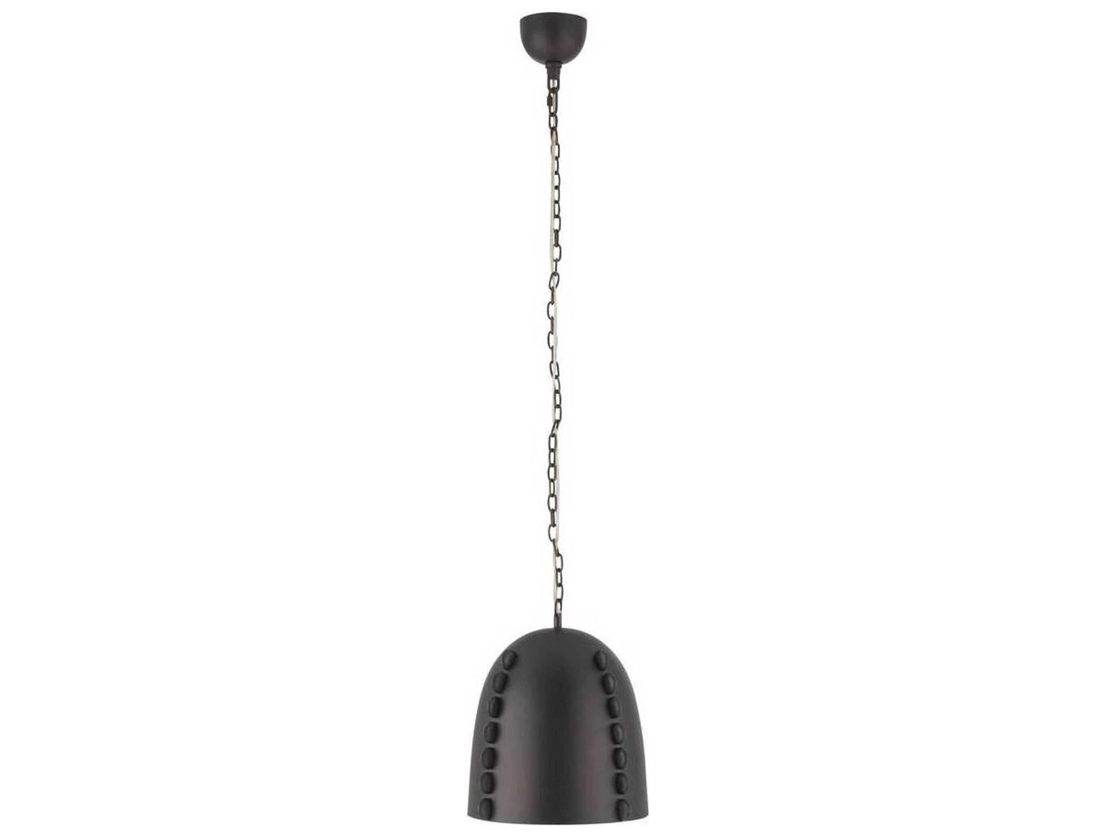 Hobbes Pendant Light Bronze Industrial Dome