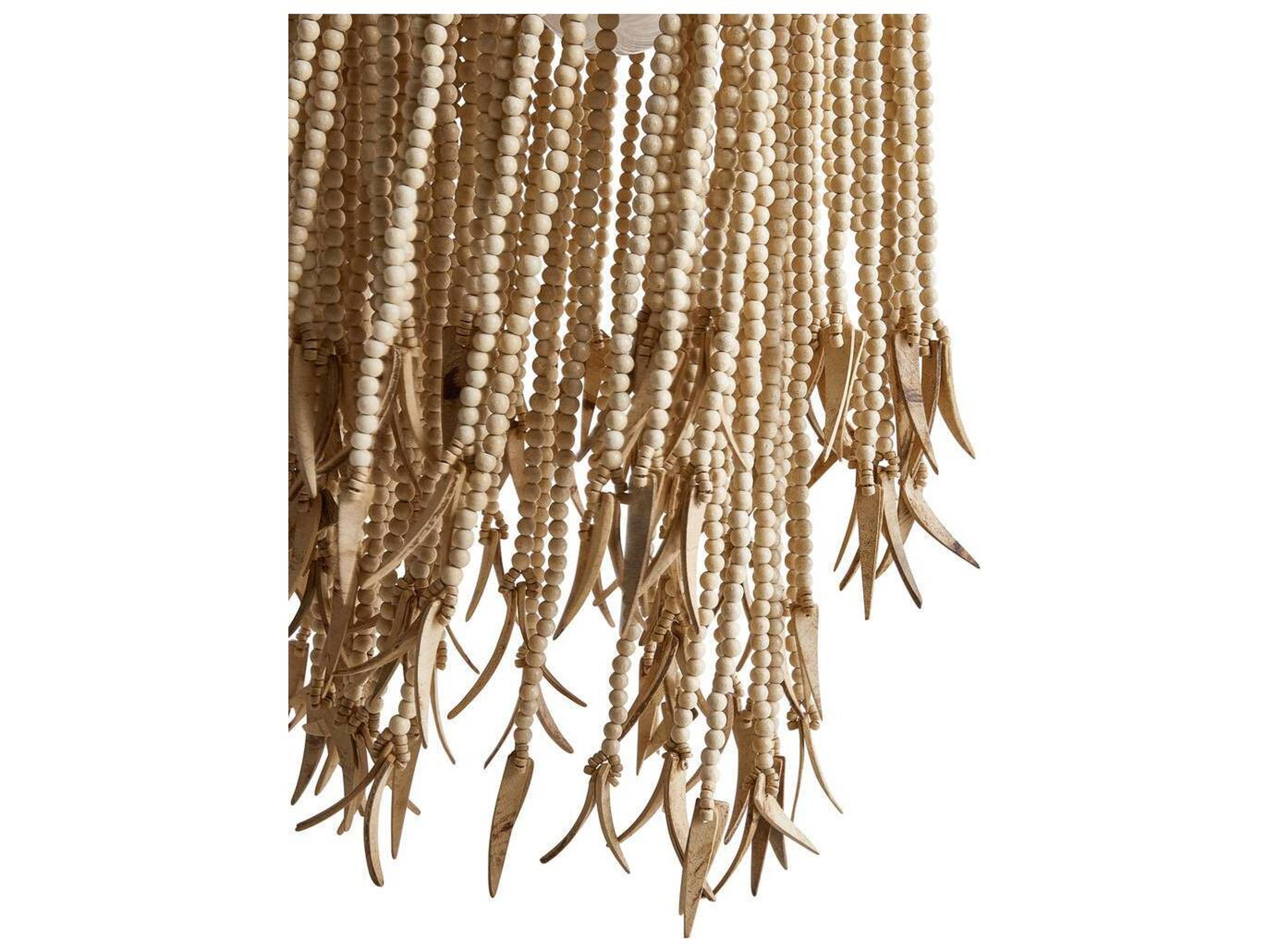 Arteriors Home Baja 1-Light Natural Brown Cylinder Linear Mini Pendant