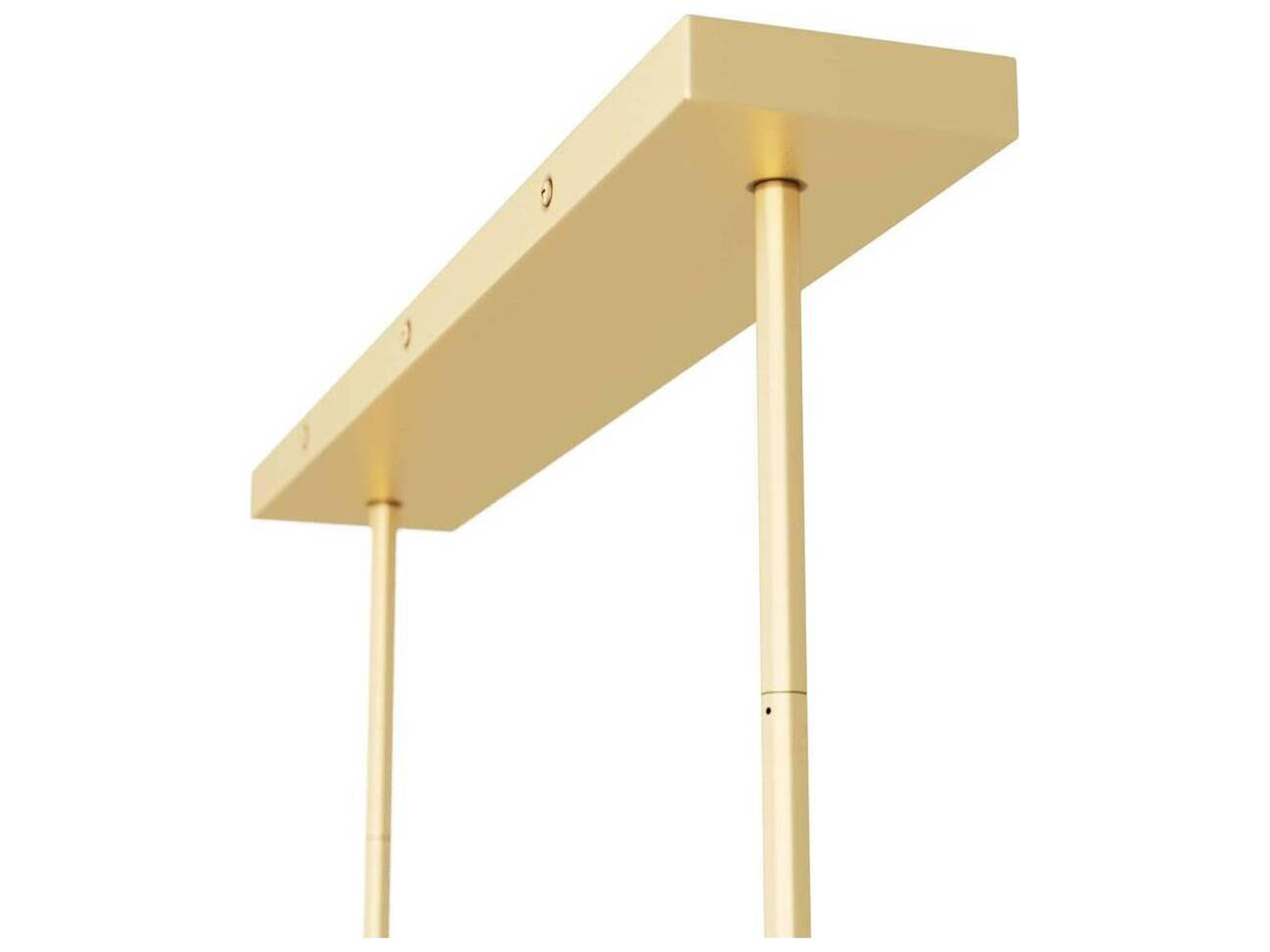 Arteriors Home 3-Light Cognac Brown Globe Geometric Island Pendant