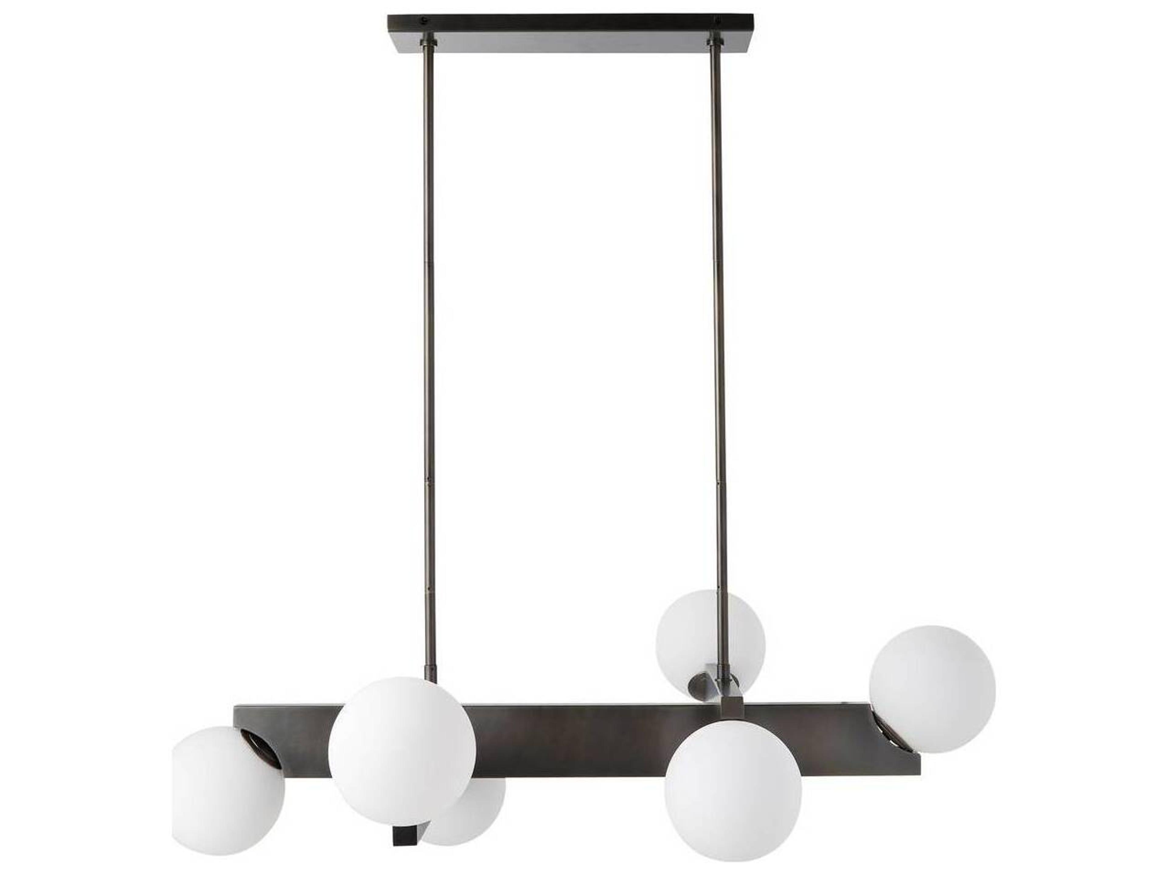 Arteriors Home 6-Light English Bronze Linear Island Pendant