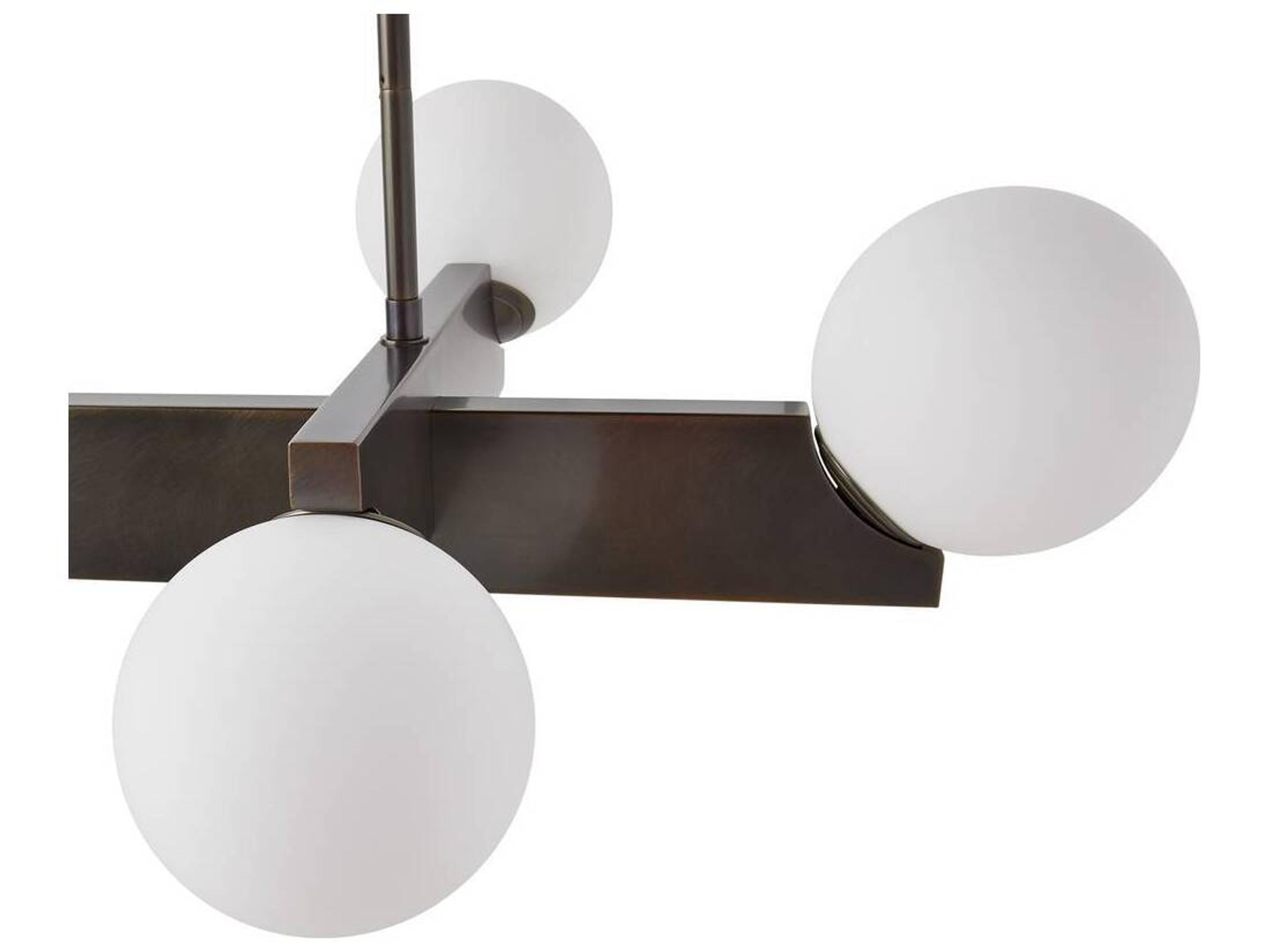 Arteriors Home 6-Light English Bronze Linear Island Pendant