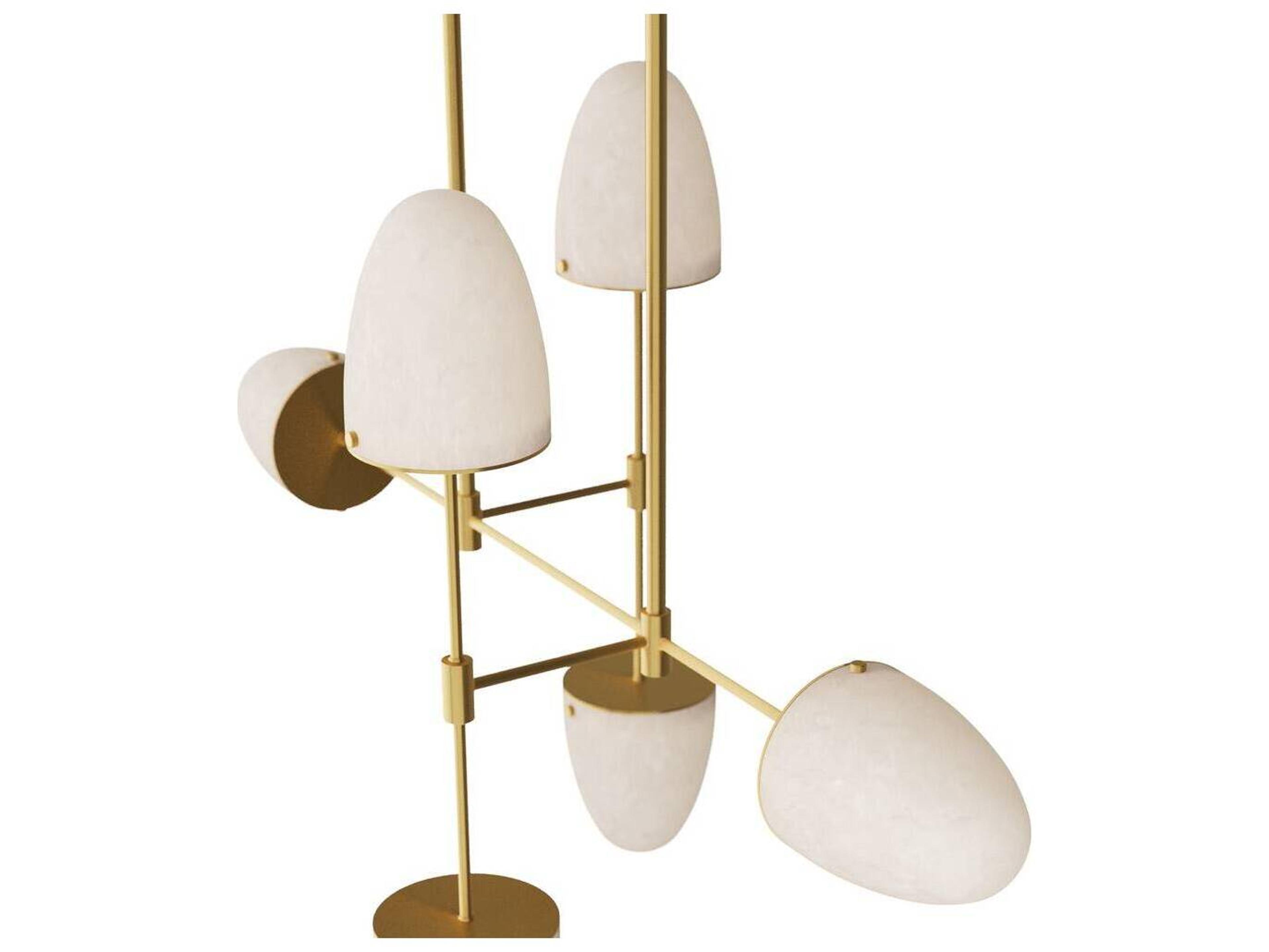 Arteriors Home 6-Light Antique Brass Linear Island Pendant