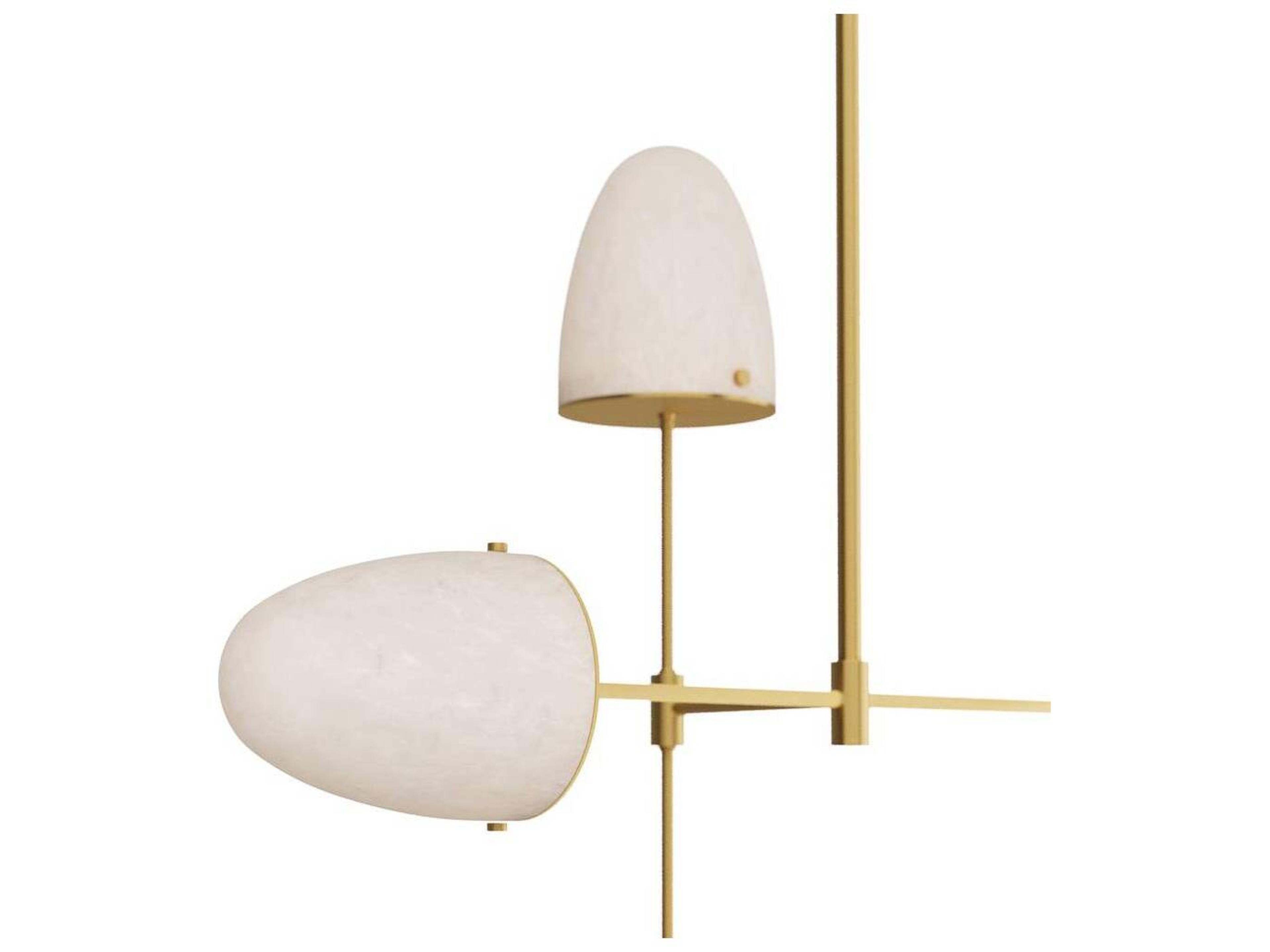 Arteriors Home 6-Light Antique Brass Linear Island Pendant