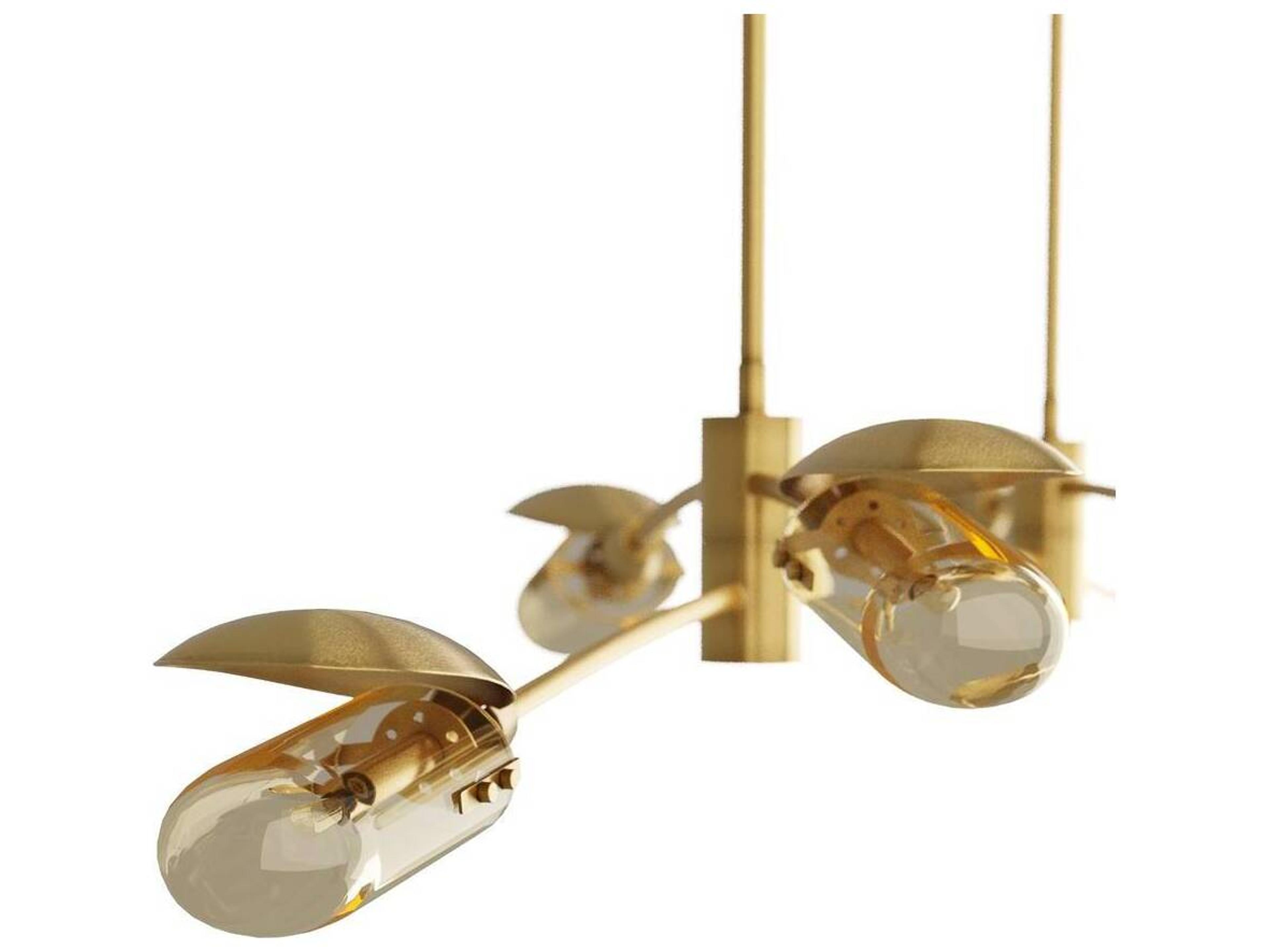 Arteriors Home 6-Light Antique Brass Linear Island Pendant