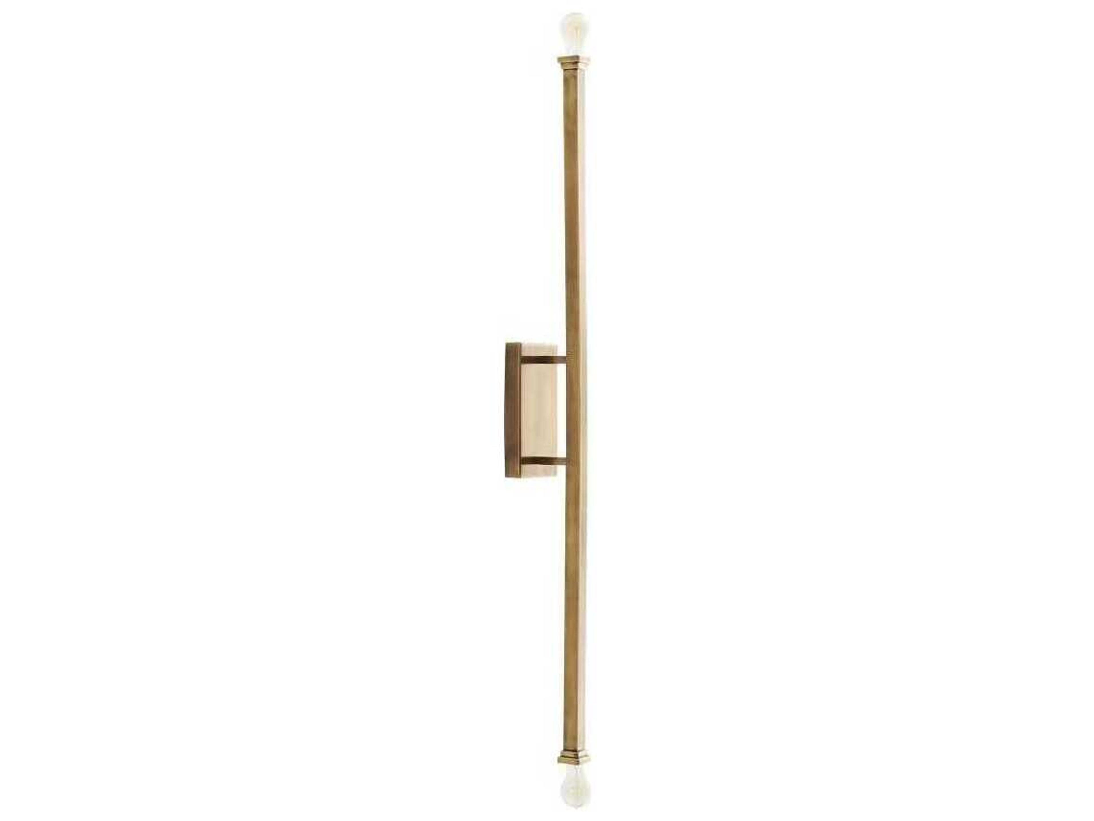 Hutu Wall Sconce 2-Light Antique Brass