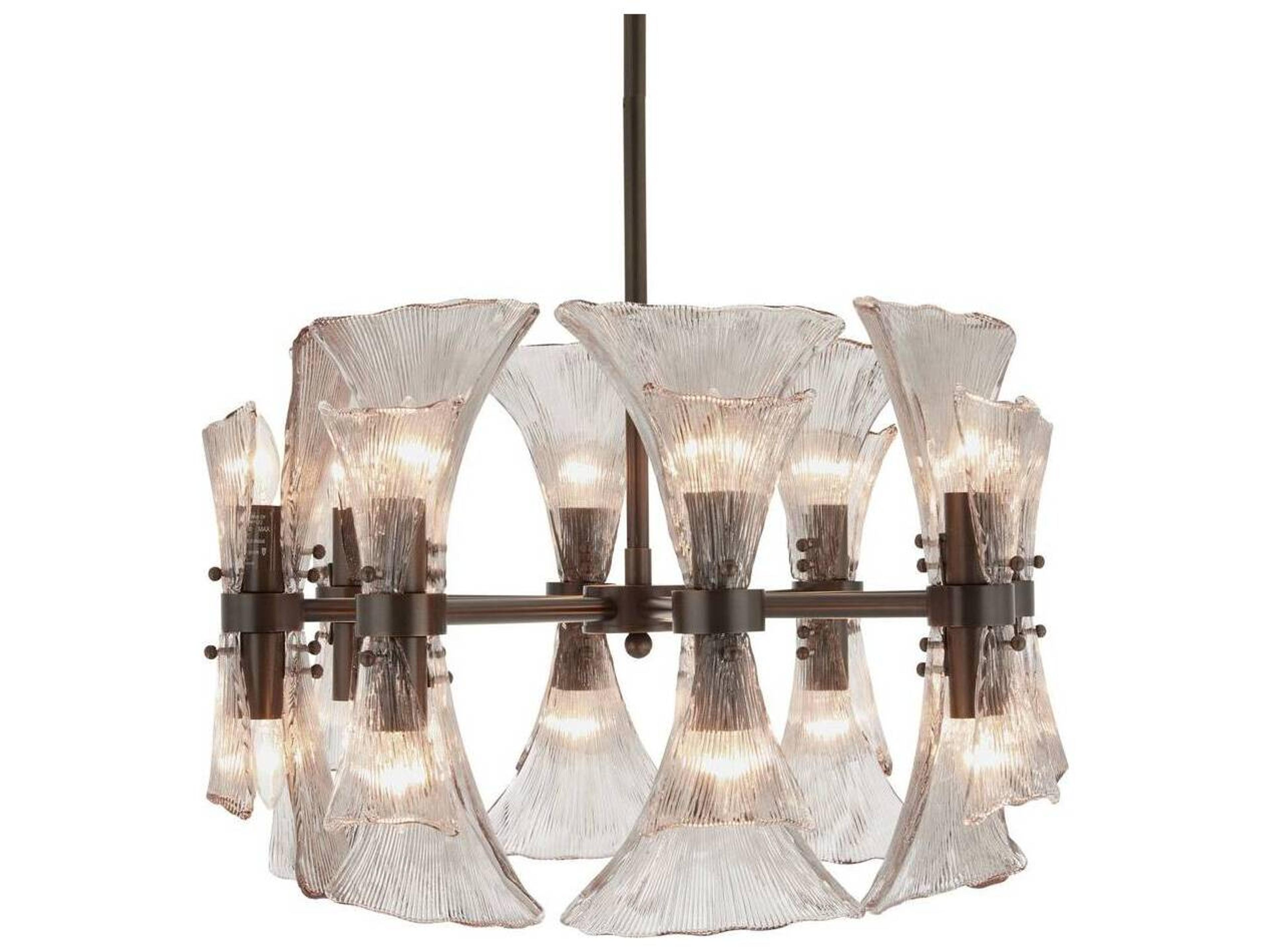 Arteriors Home Gwendolyn 16-Light Smoke English Bronze Pendant