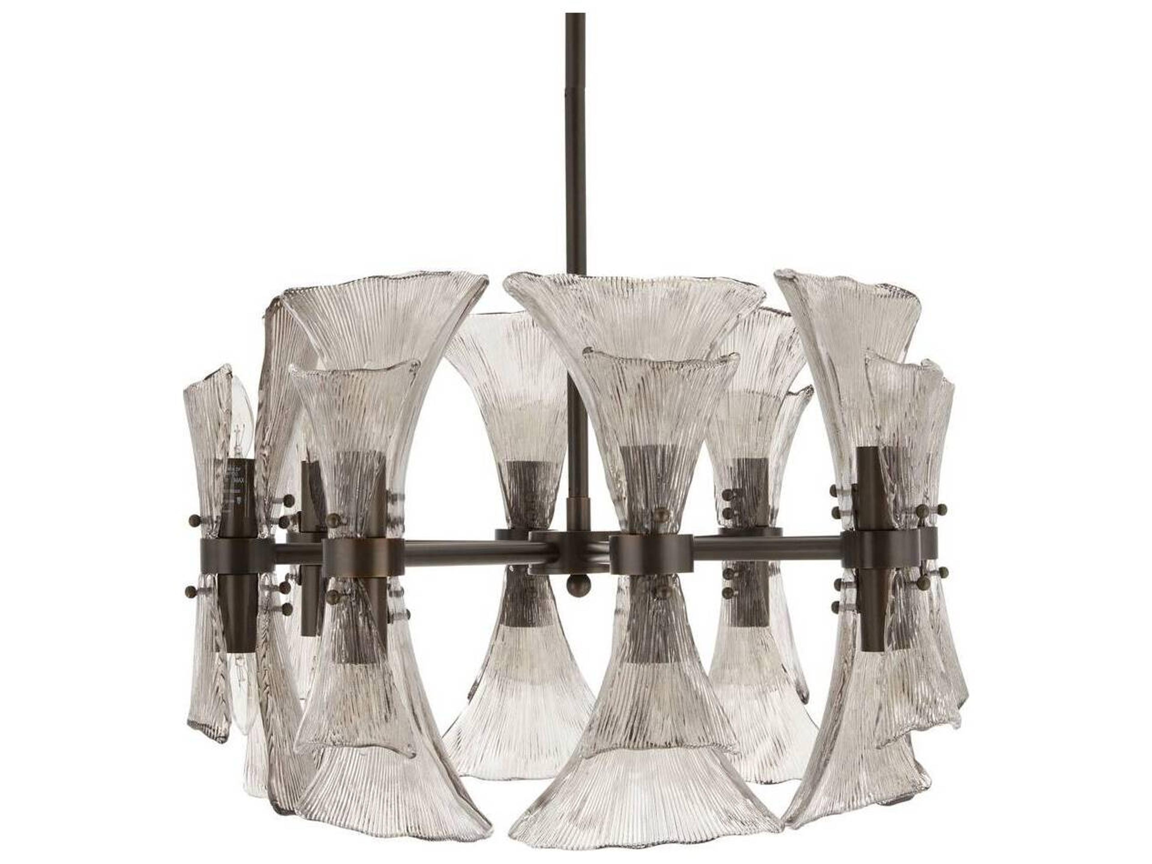 Arteriors Home Gwendolyn 16-Light Smoke English Bronze Pendant