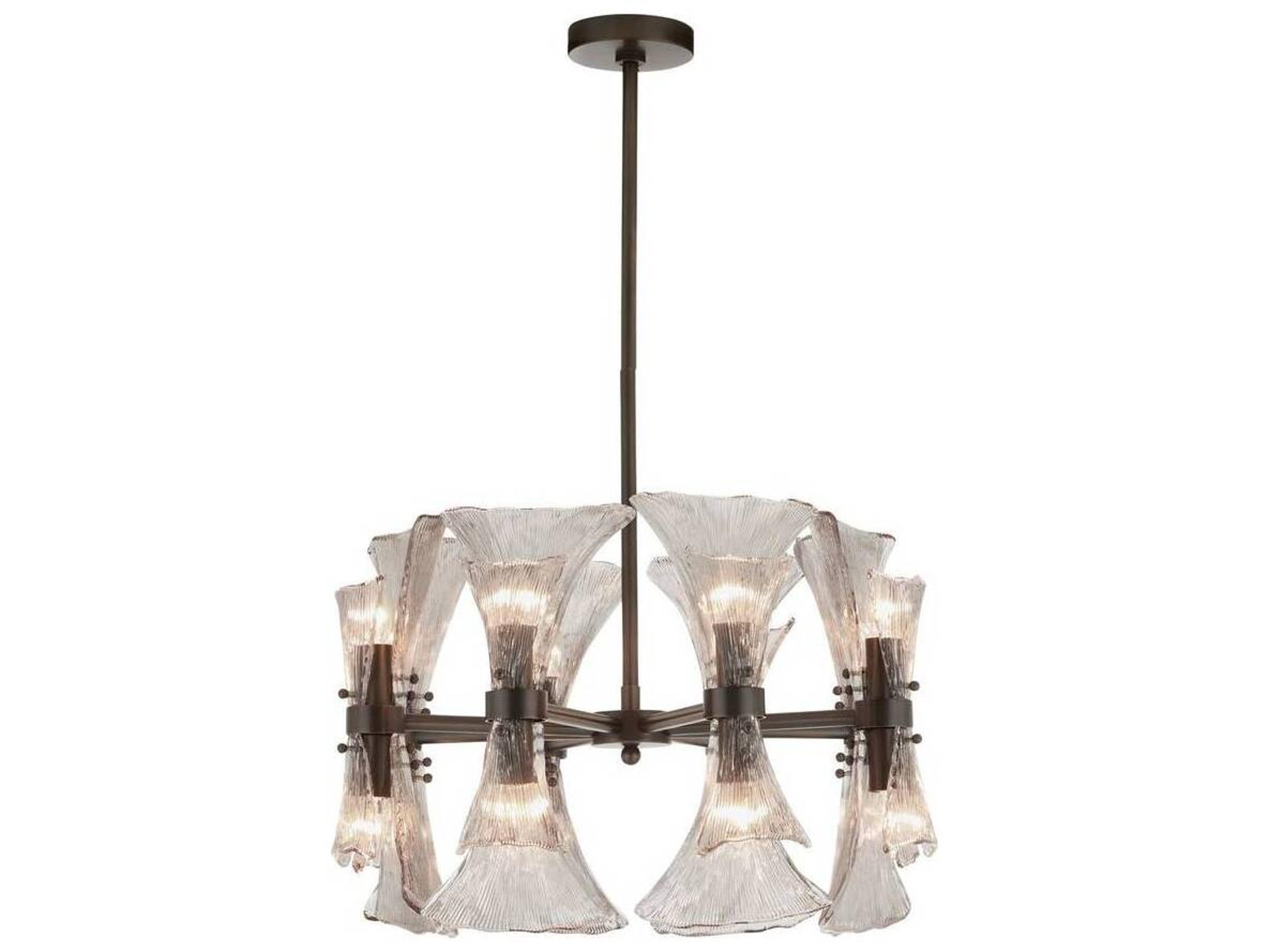 Arteriors Home Gwendolyn 16-Light Smoke English Bronze Pendant
